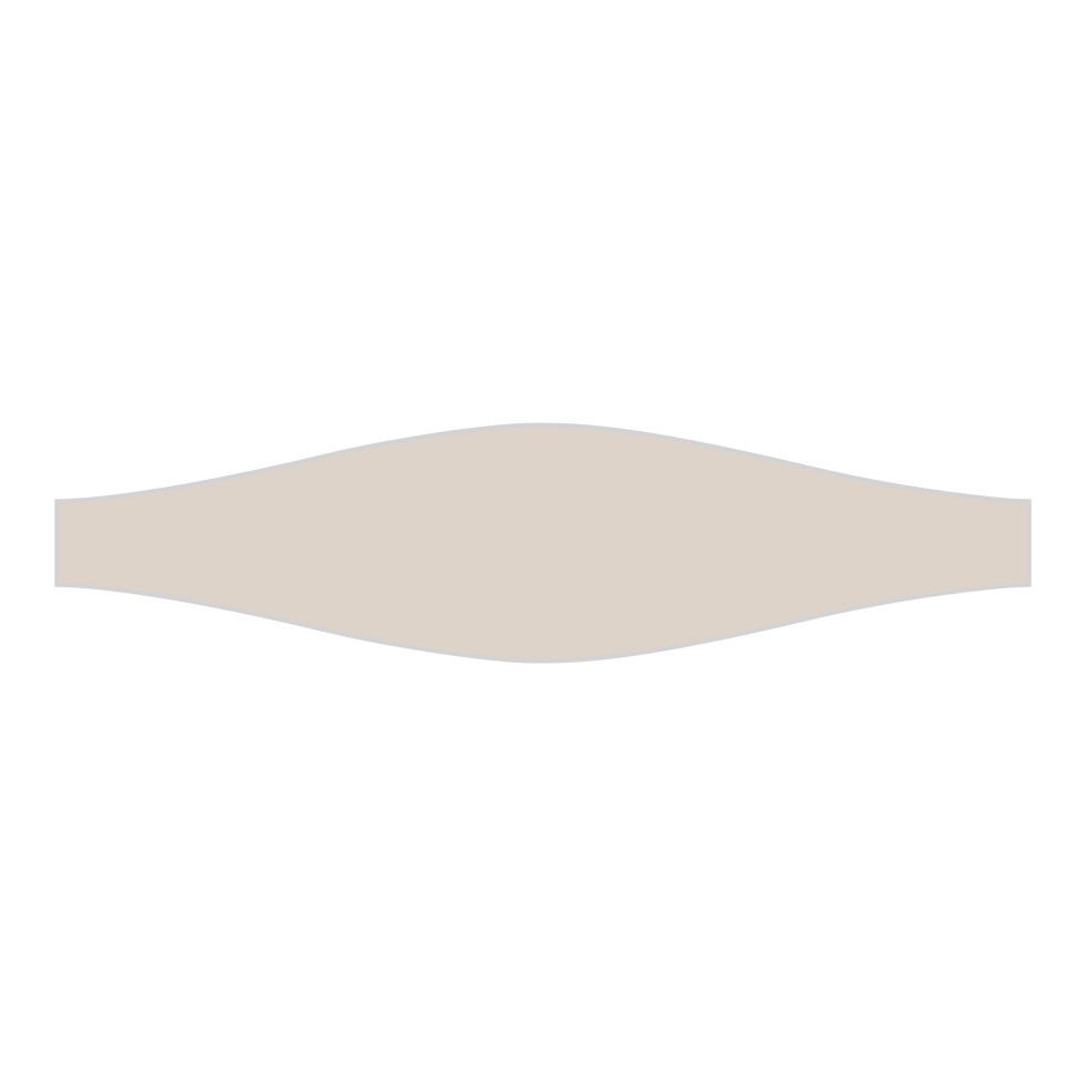Wave Original Ceramic Tile in Sand Dune Matte