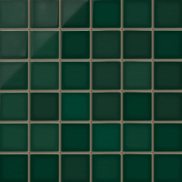 4x4 Original Ceramic Tile in Evergreen Gloss
