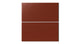 6x12 Natural Press Ceramic Tile in Carmine Matte