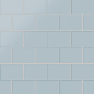 4x6 Glass Tile in Partridge Matte