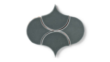 Ogee Drop Original Ceramic Tile in Tempest Gloss