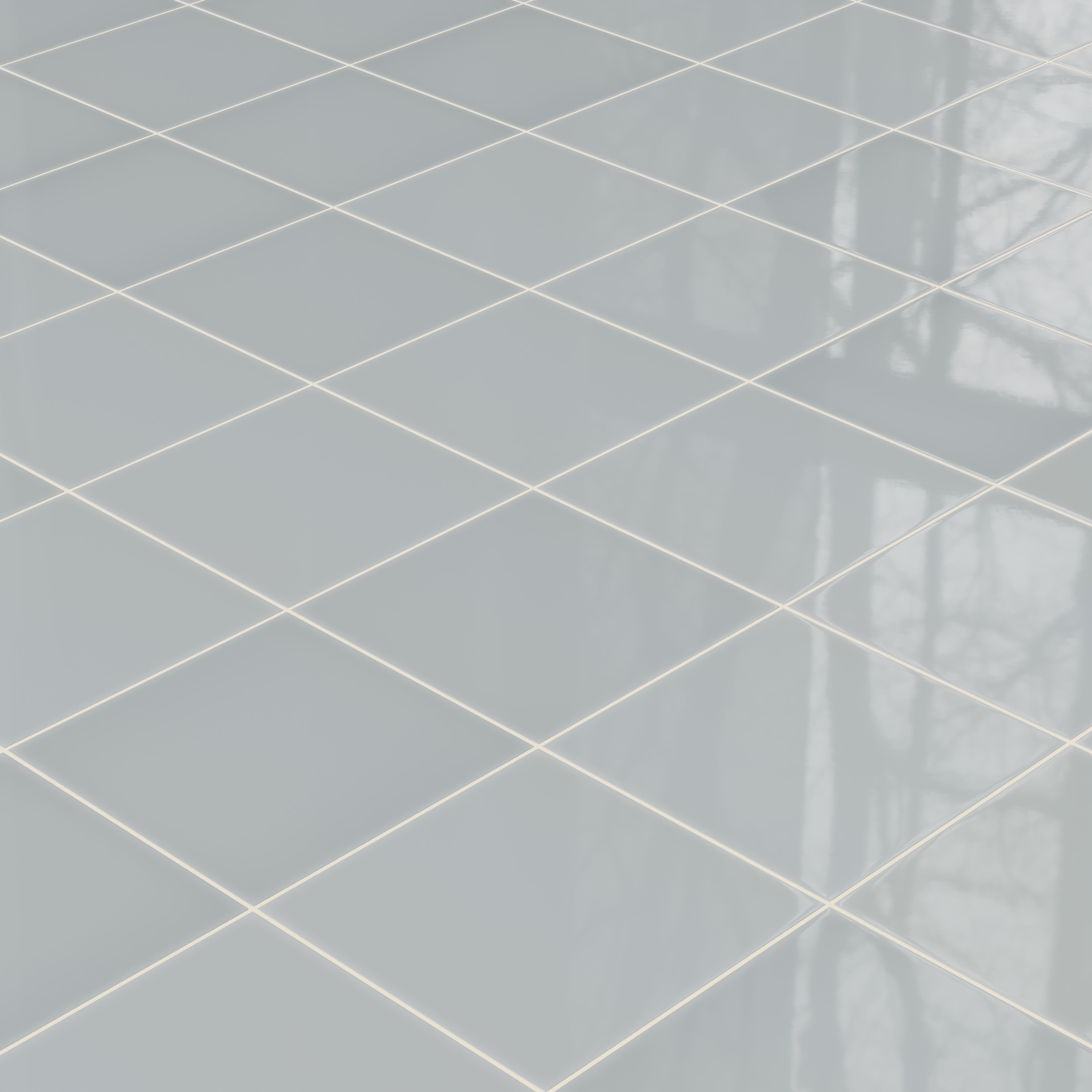 12x12 Natural Press Ceramic Tile in Alberta Blue Gloss