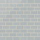 2x4 Half Offset Sheeted Natural Press Ceramic Mosaic Tile in Alberta Blue Gloss