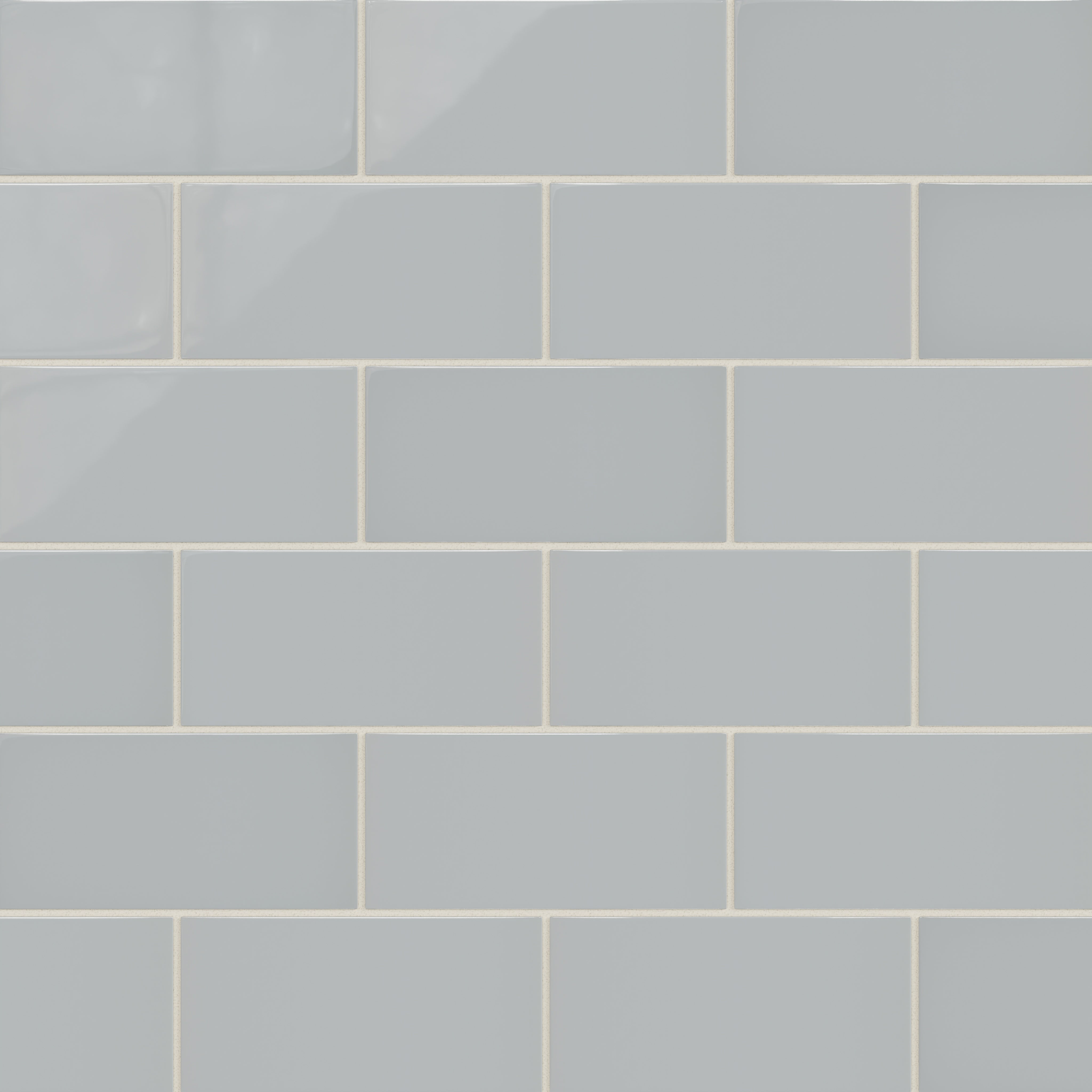 4x8 Natural Press Ceramic Tile in Alberta Blue Gloss