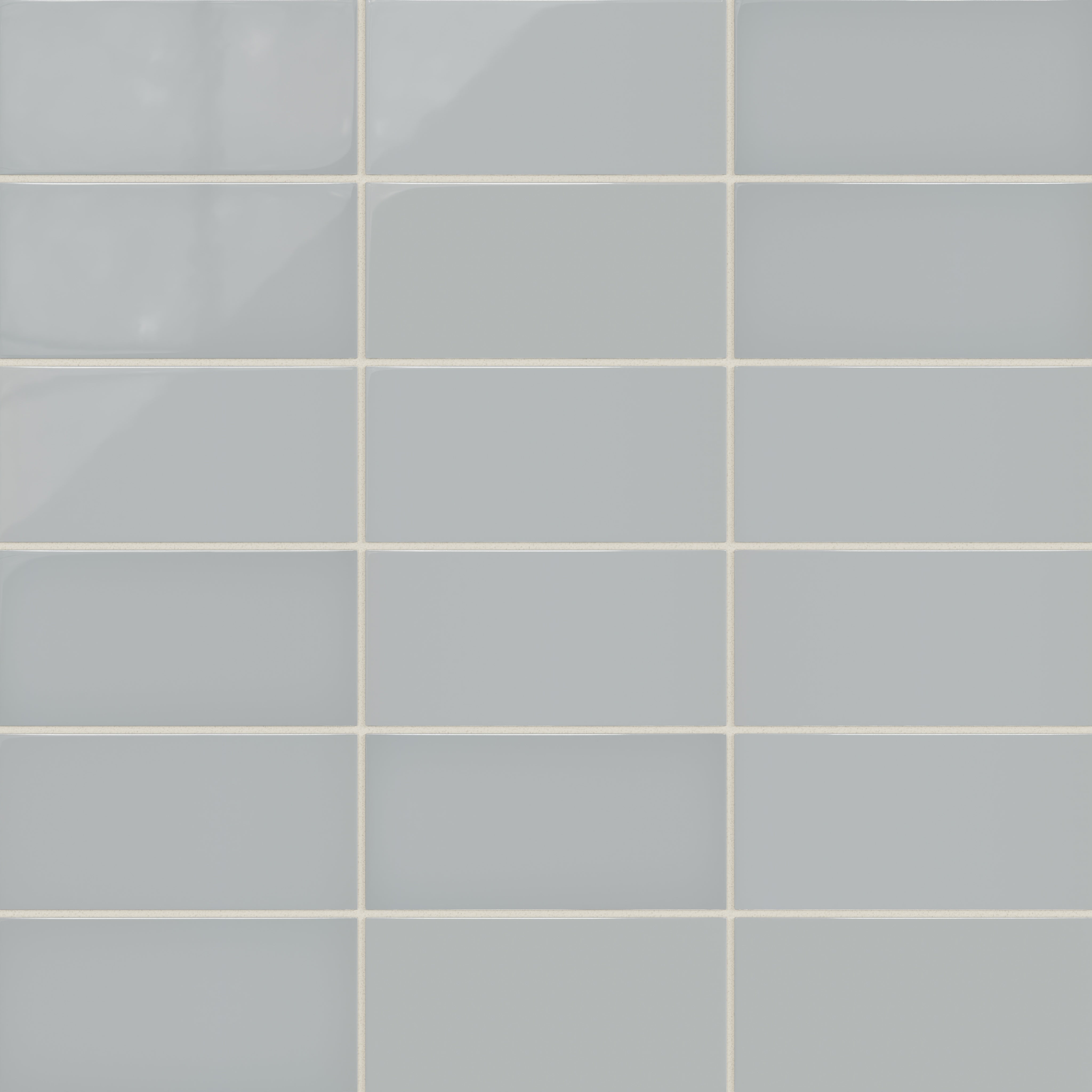 4x8 Natural Press Ceramic Tile in Alberta Blue Gloss