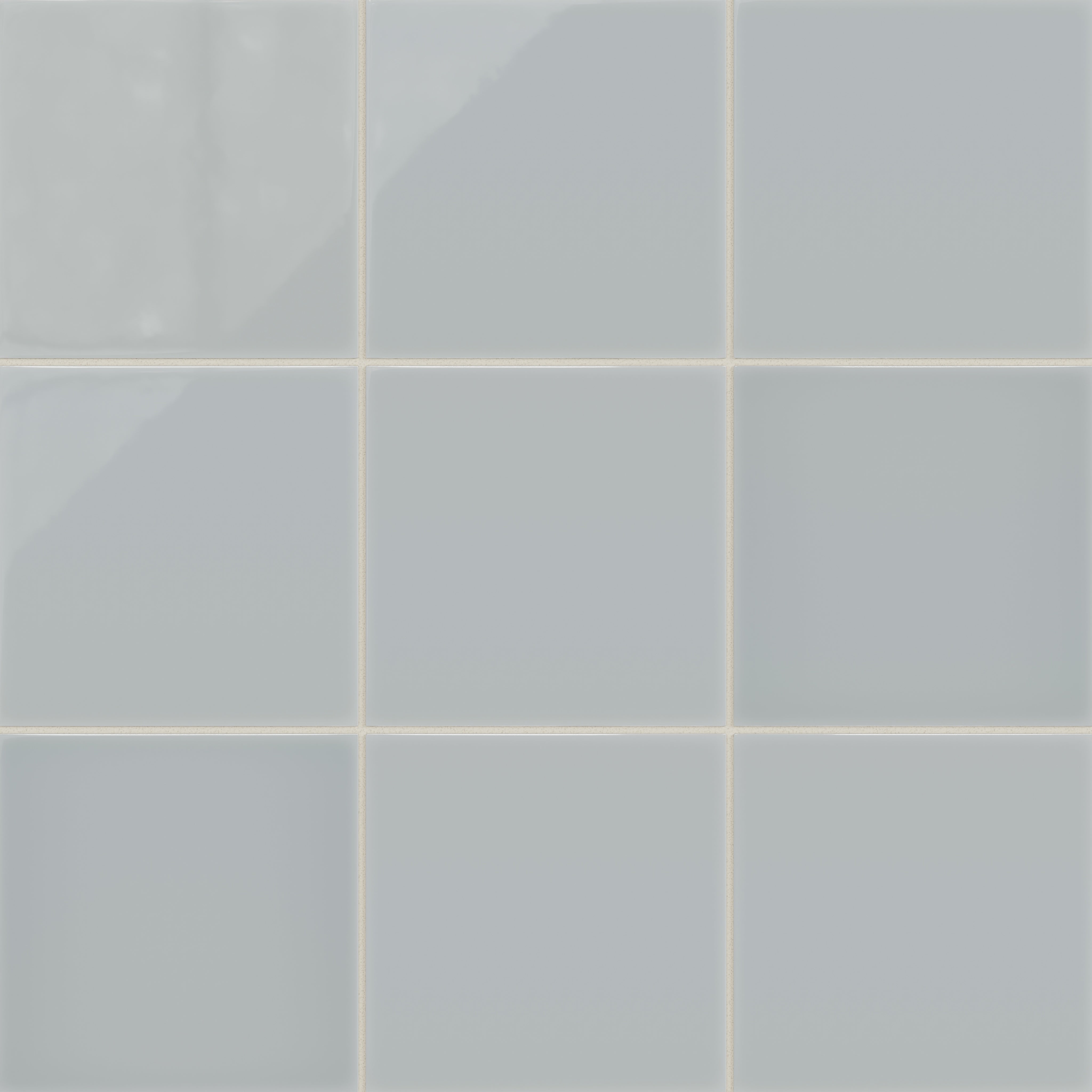 8x8 Natural Press Ceramic Tile in Alberta Blue Gloss