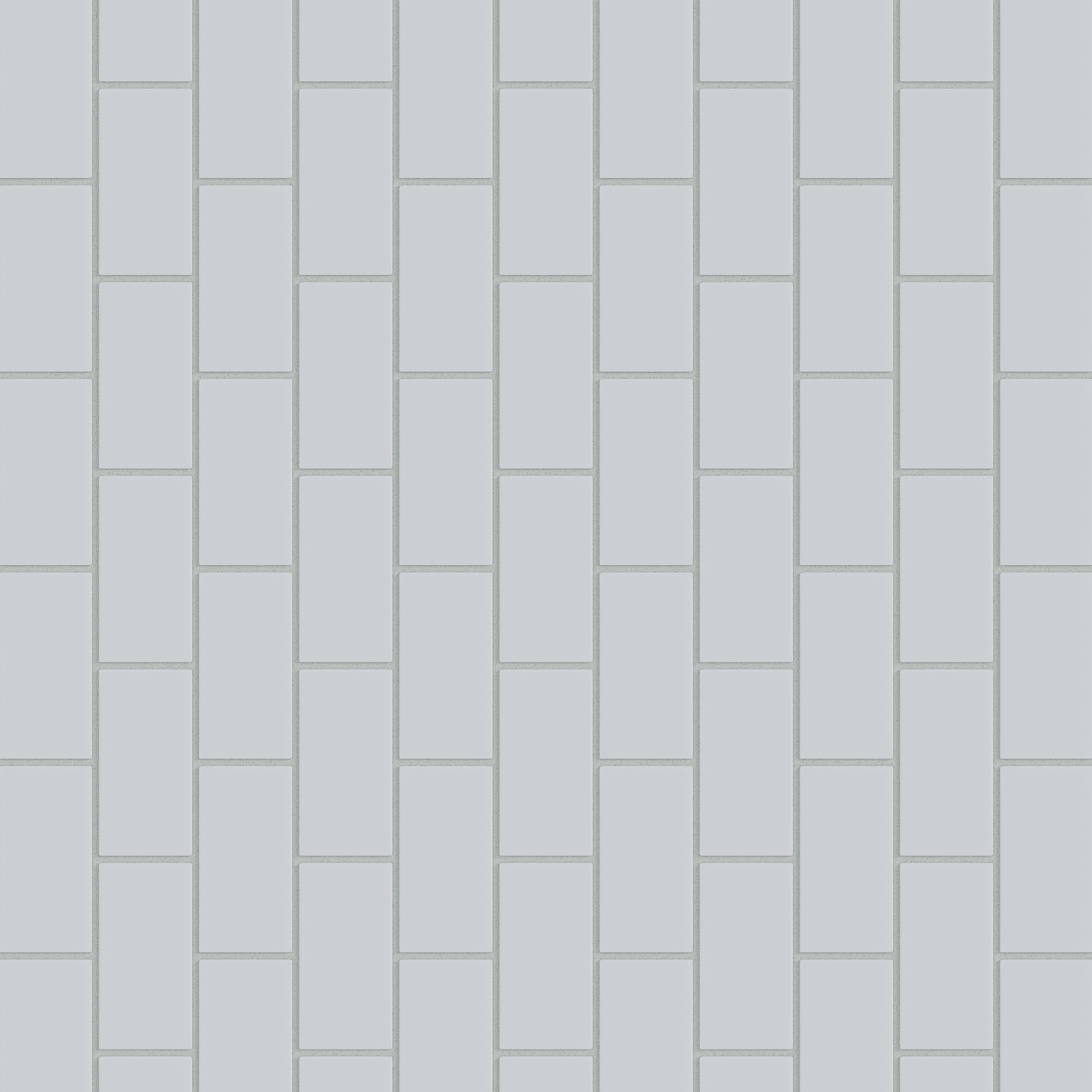 2x4 Half Offset Sheeted Natural Press Ceramic Mosaic Tile in Alberta Blue Matte