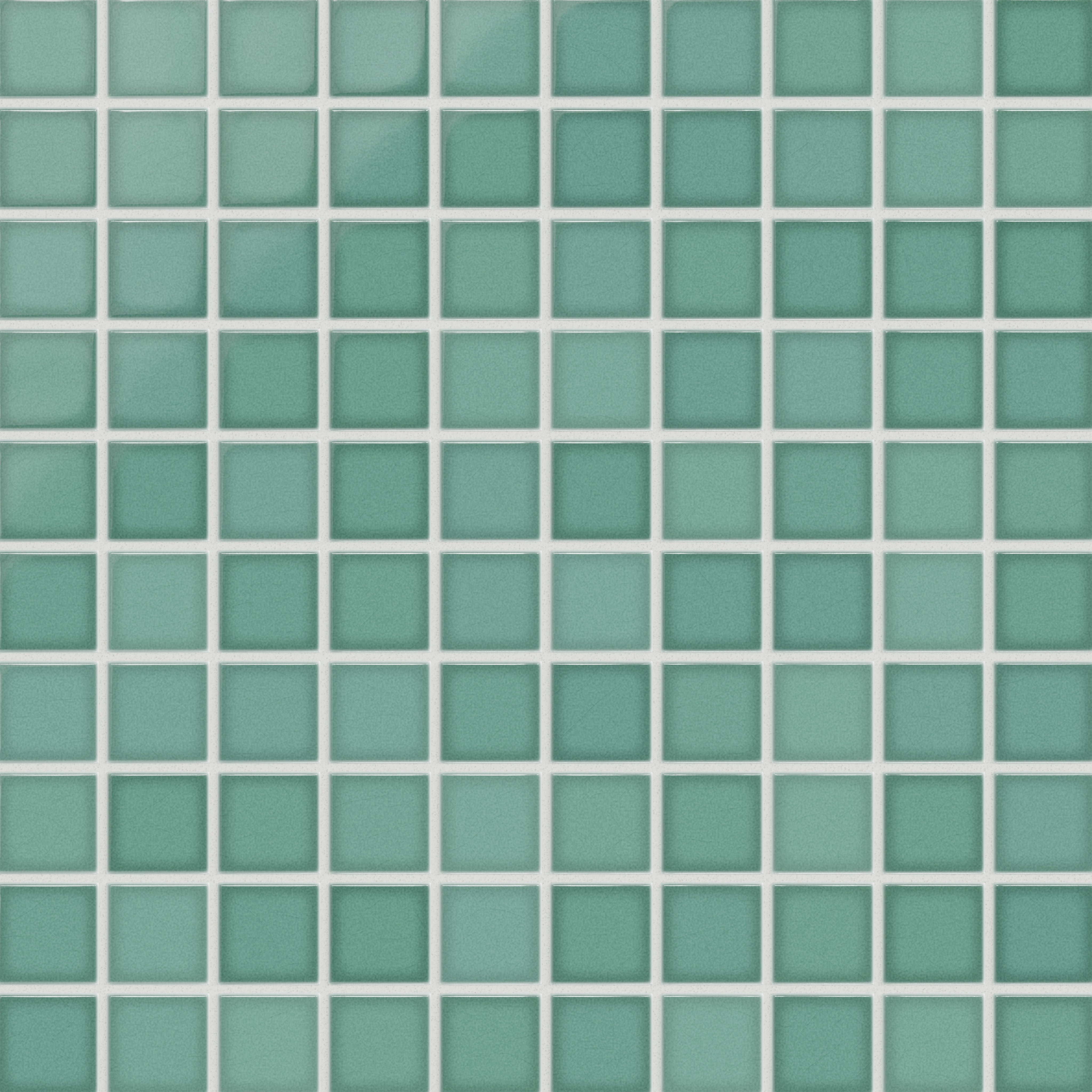 2x2 Straight Set Sheeted Original Ceramic Mosaic Tile in Amalfi Coast Gloss