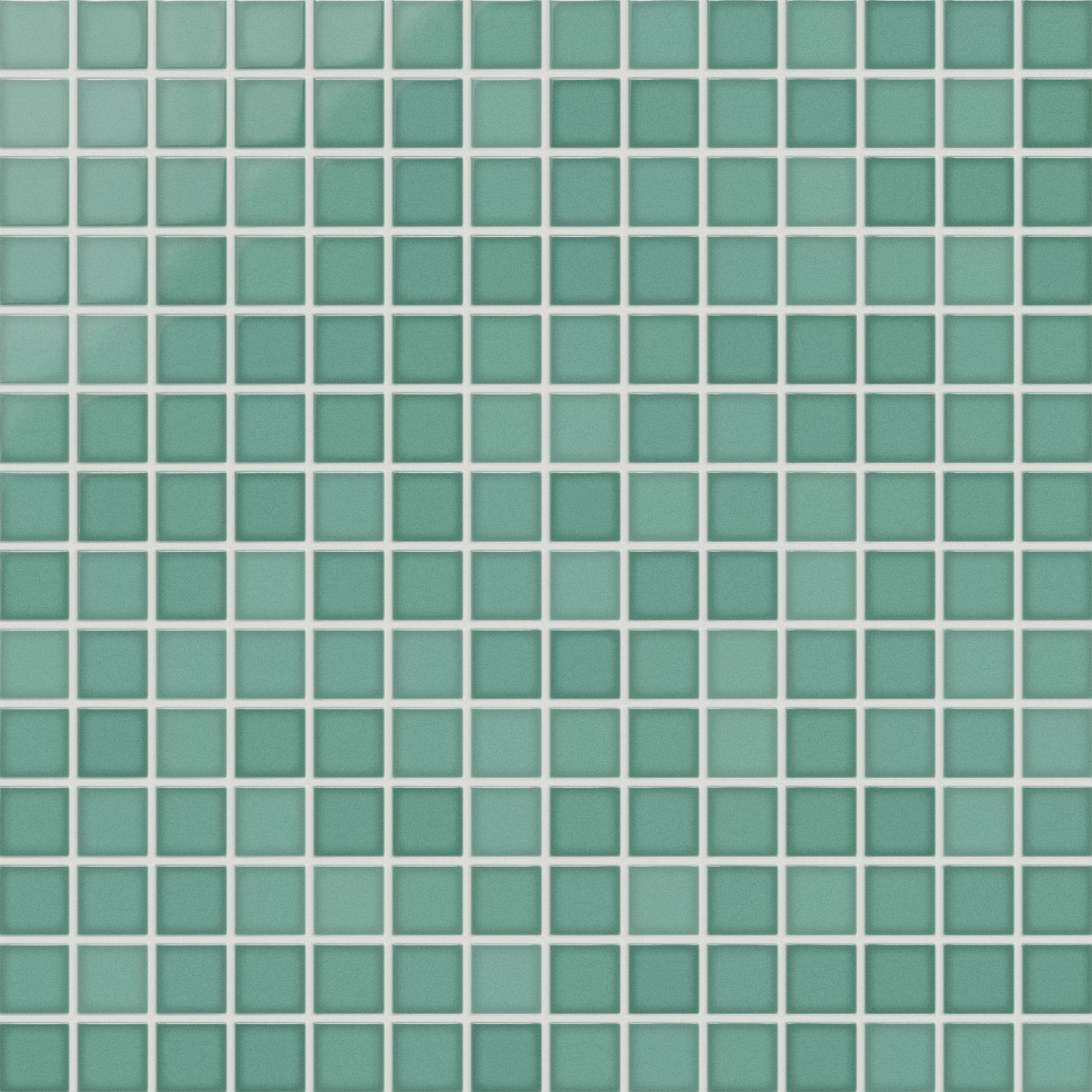 2x2 Straight Set Sheeted Original Ceramic Mosaic Tile in Amalfi Coast Gloss