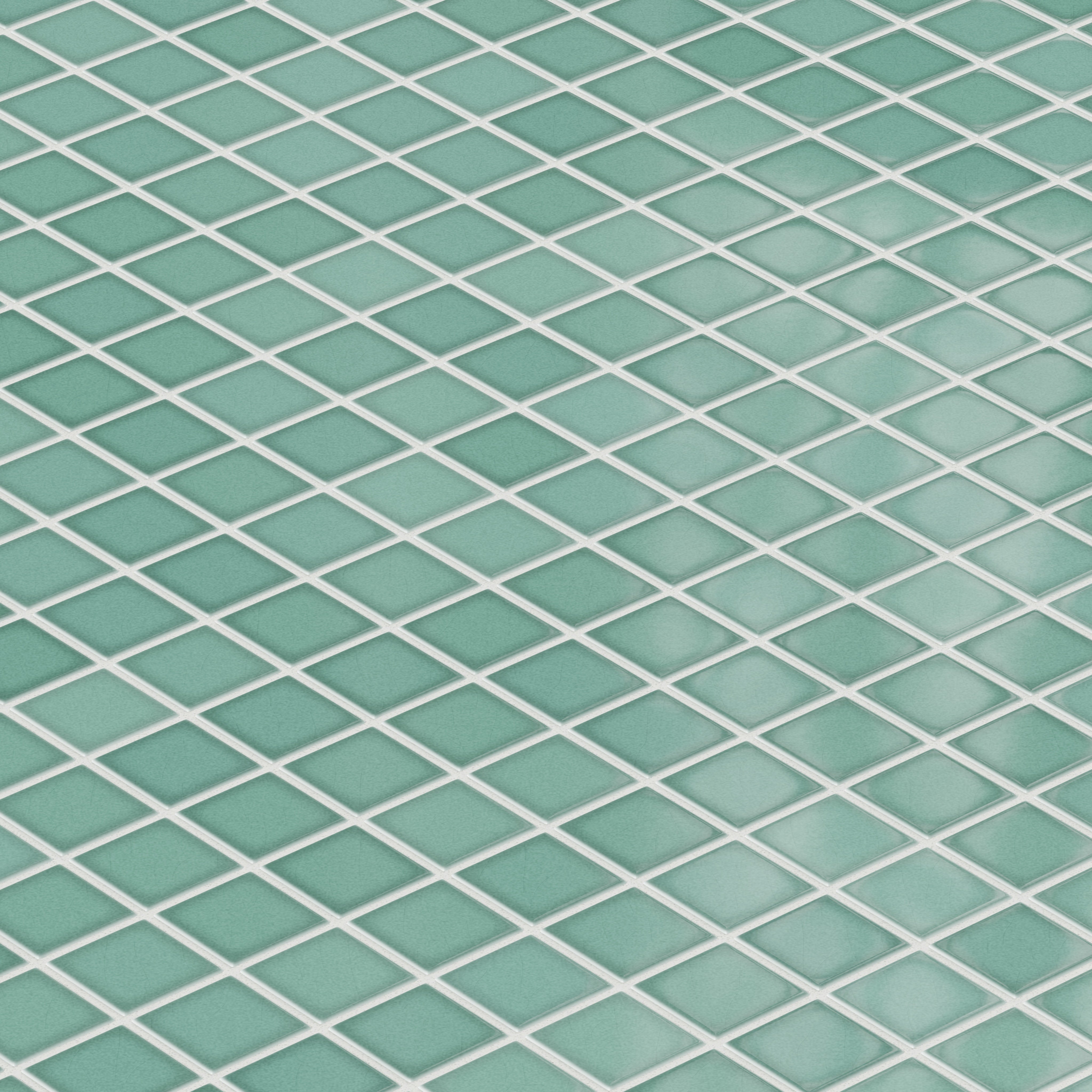 2x2 Straight Set Sheeted Original Ceramic Mosaic Tile in Amalfi Coast Gloss