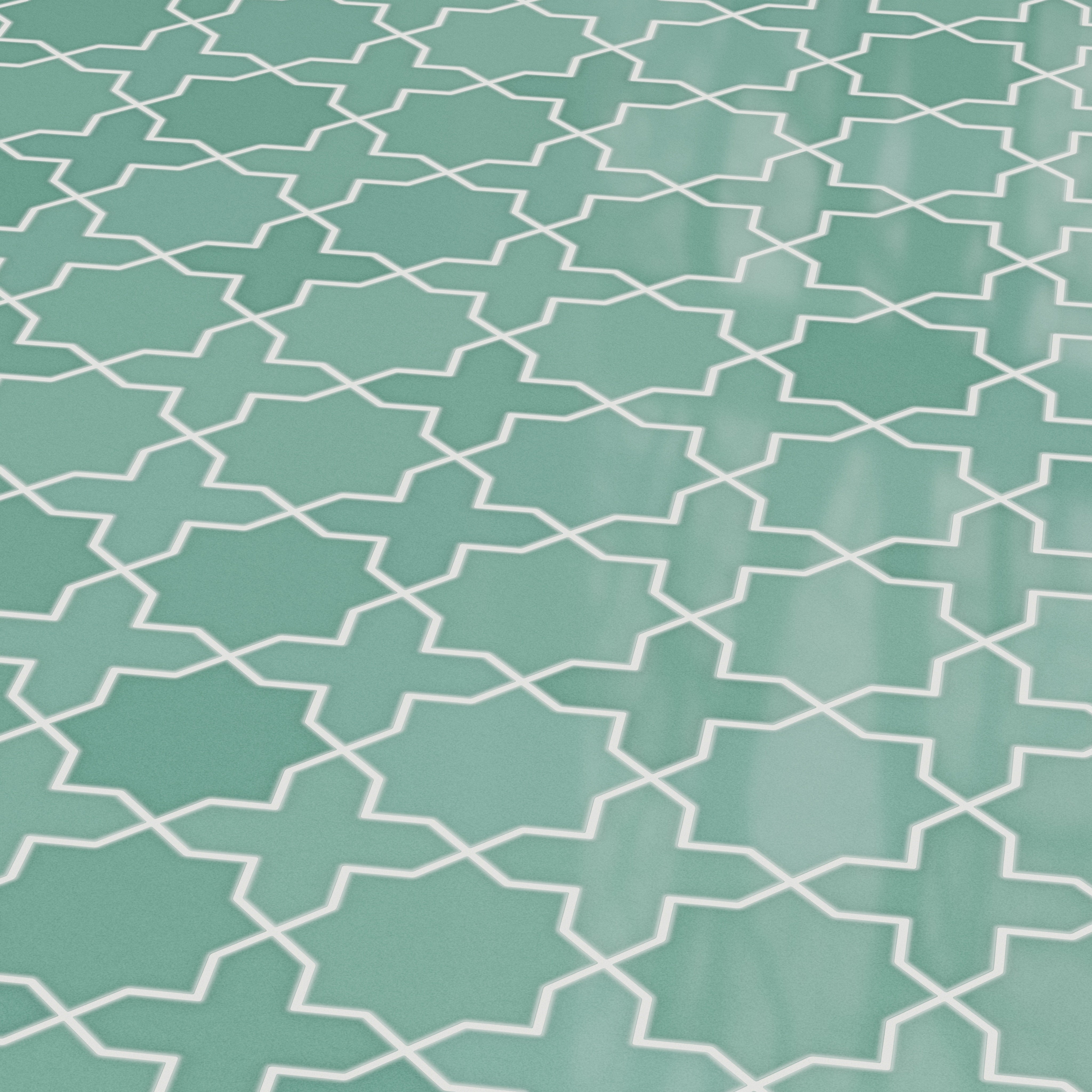 Star & Cross Original Ceramic Tile in Amalfi Coast Gloss