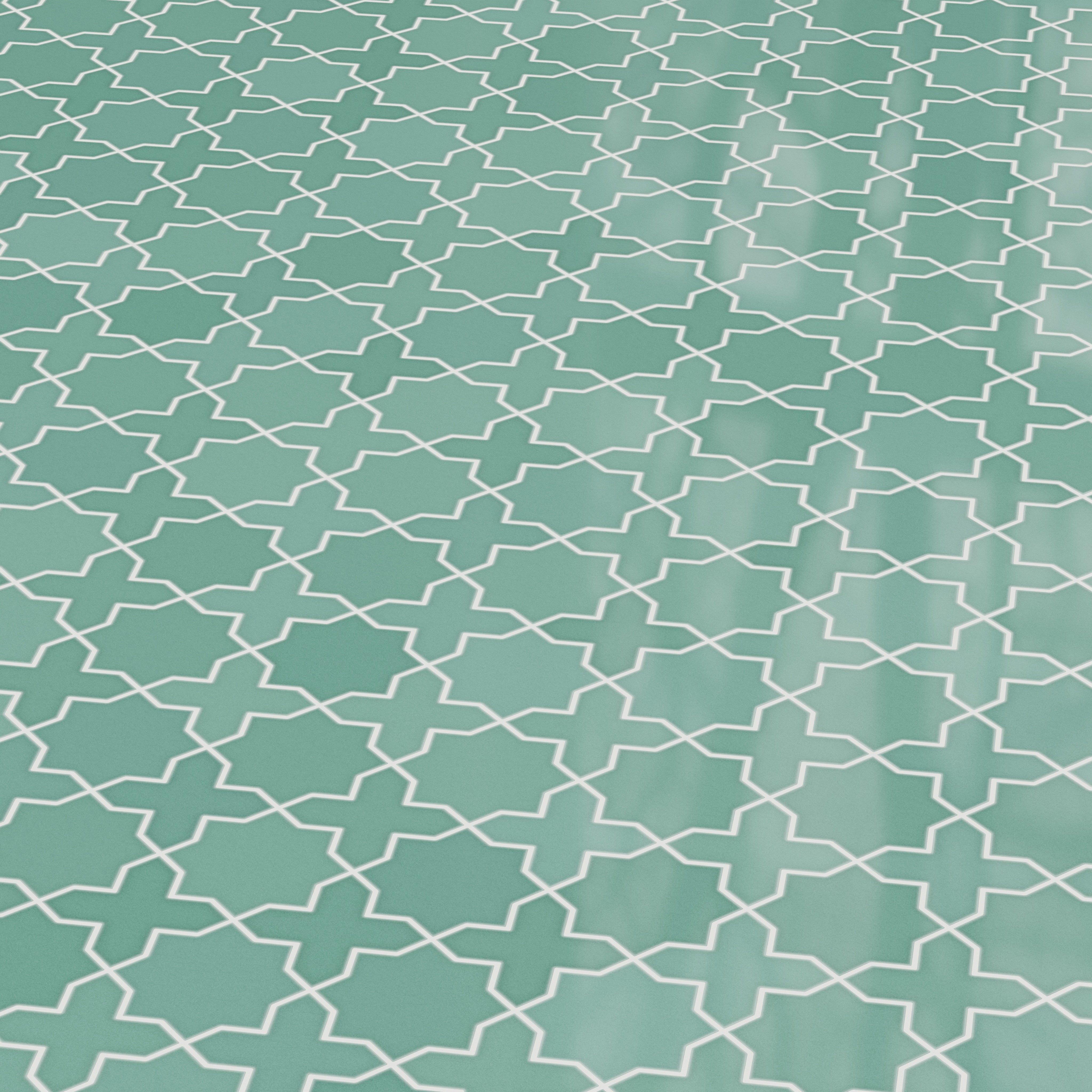 Star & Cross Original Ceramic Tile in Amalfi Coast Gloss