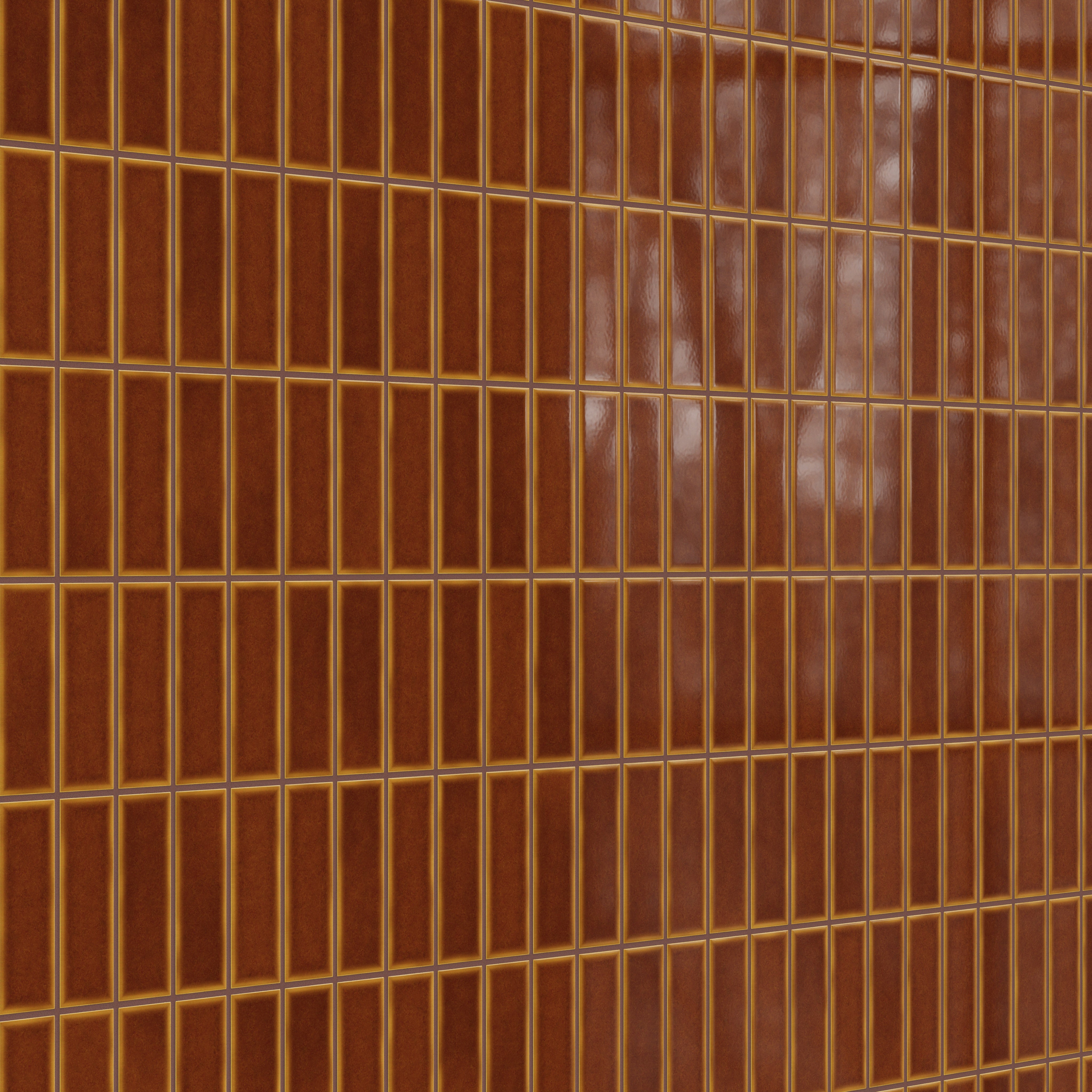 2x6 Original Ceramic Tile in Amber