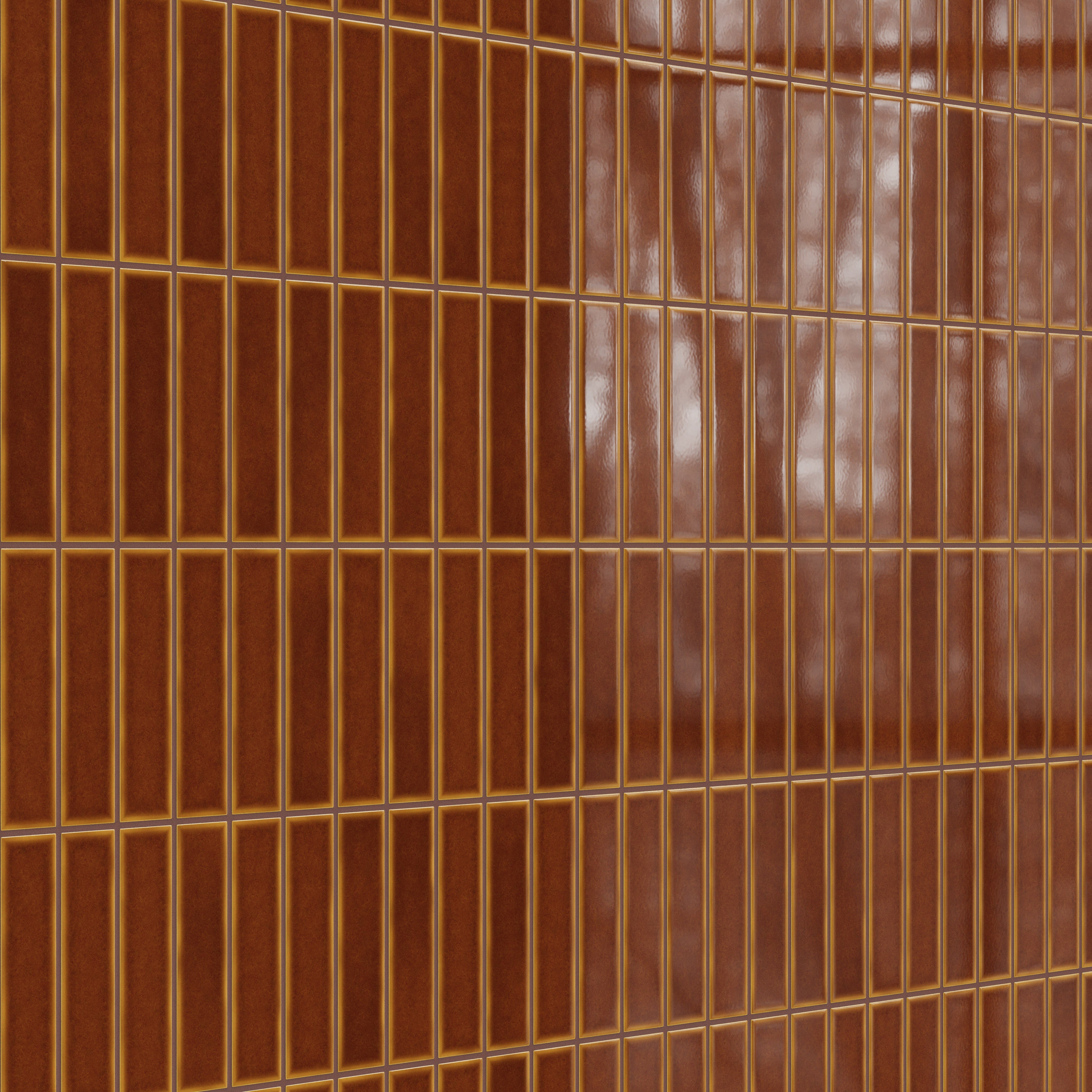 2x8 Original Ceramic Tile in Amber