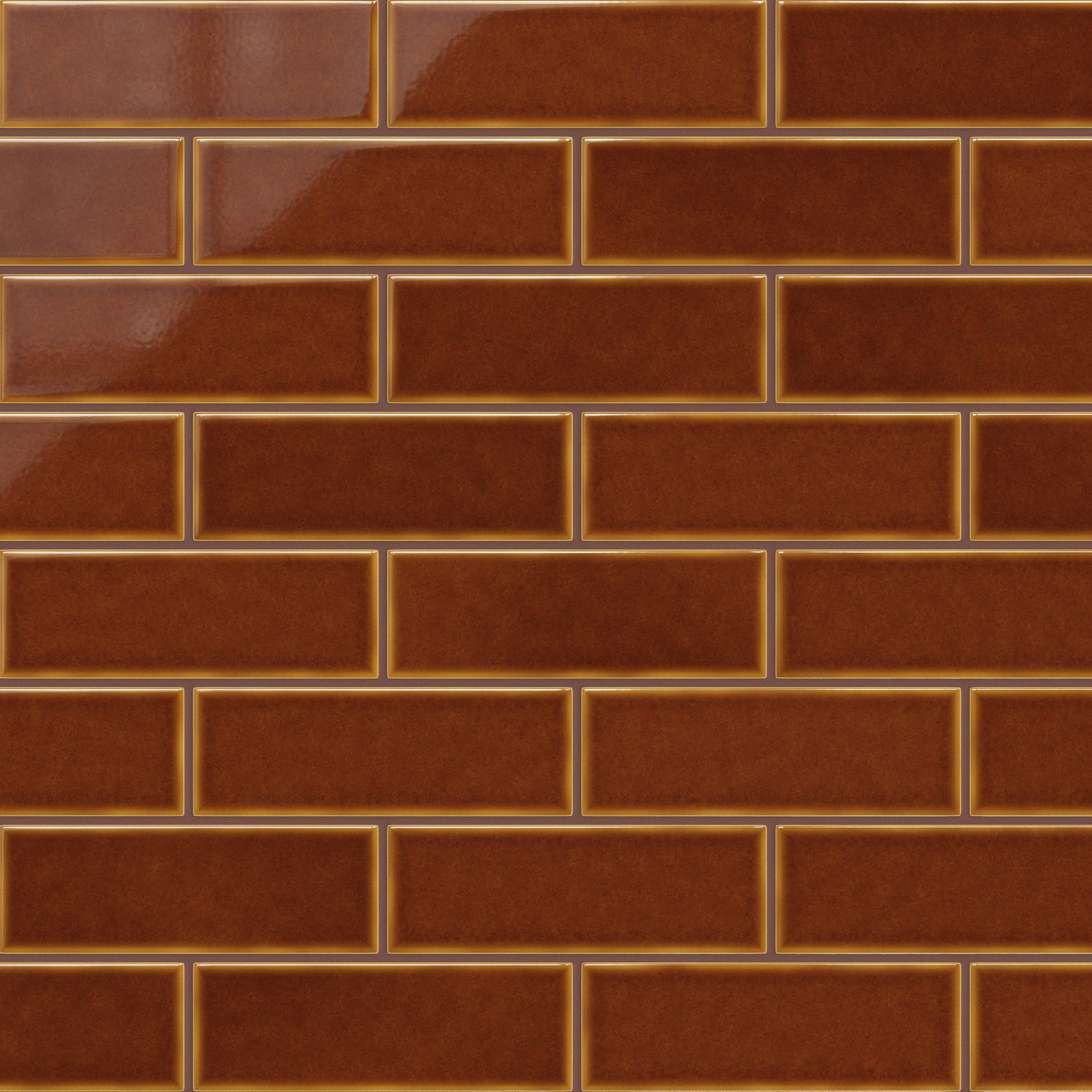 3x9 Original Ceramic Tile in Amber