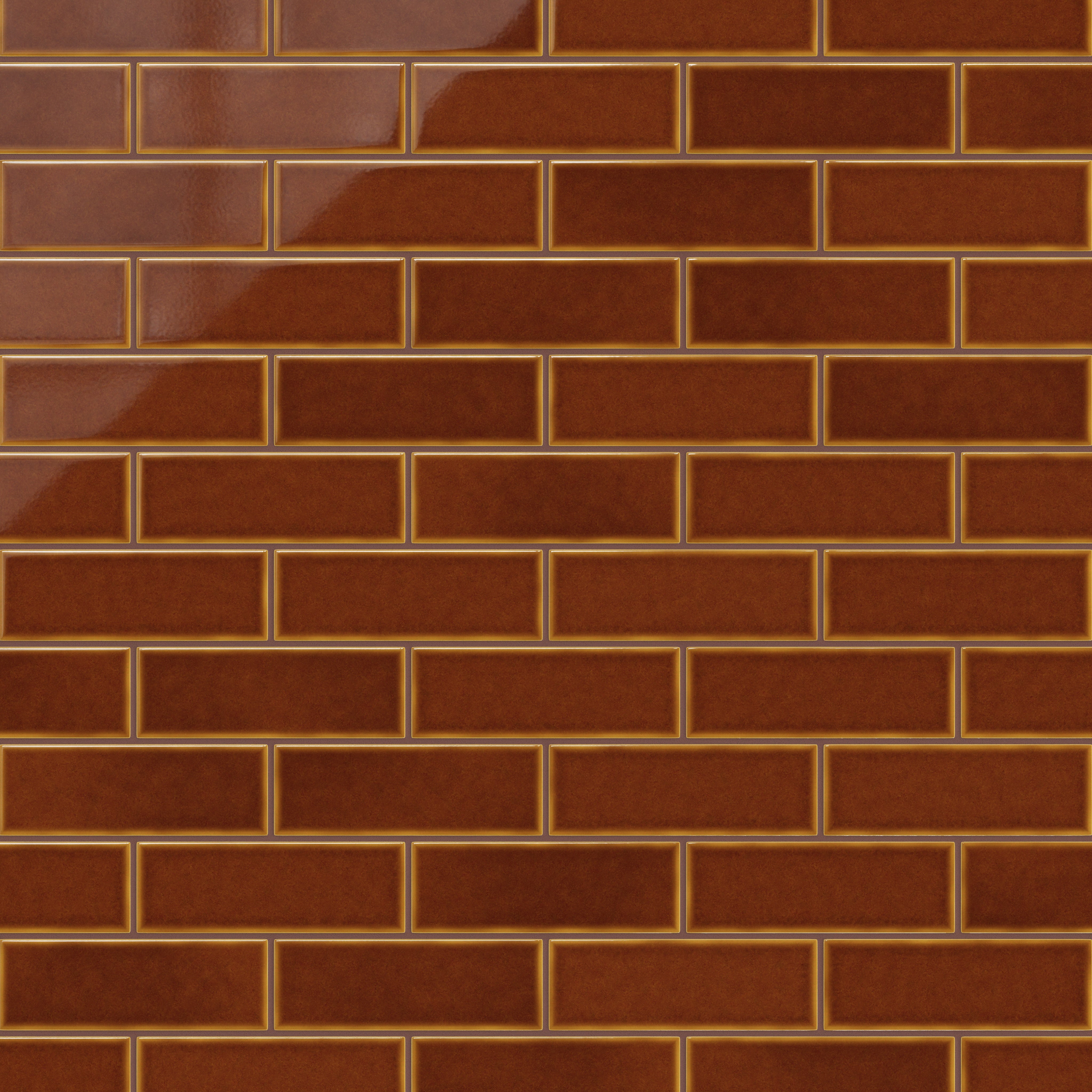 3x9 Original Ceramic Tile in Amber