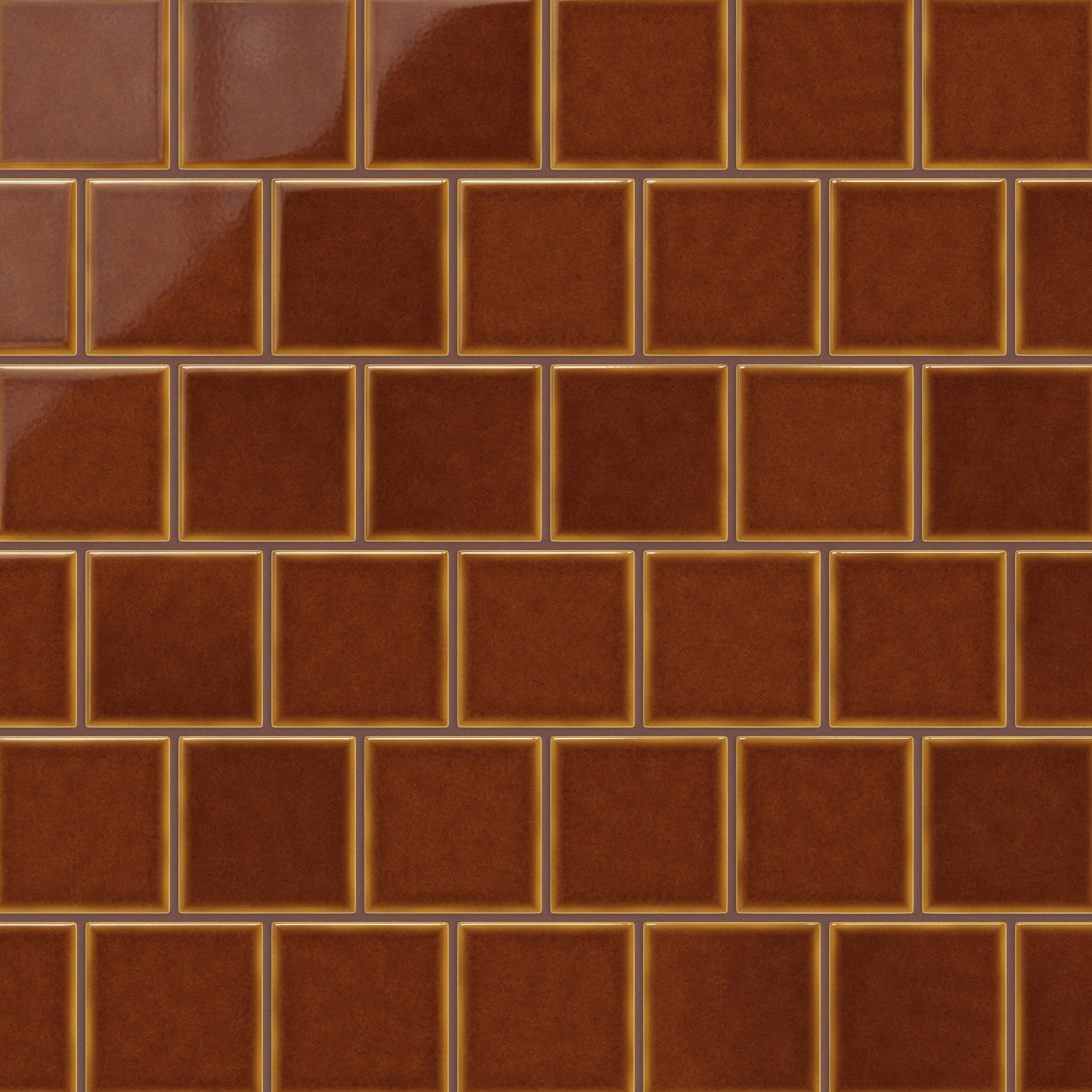 4x4 Original Ceramic Tile in Amber