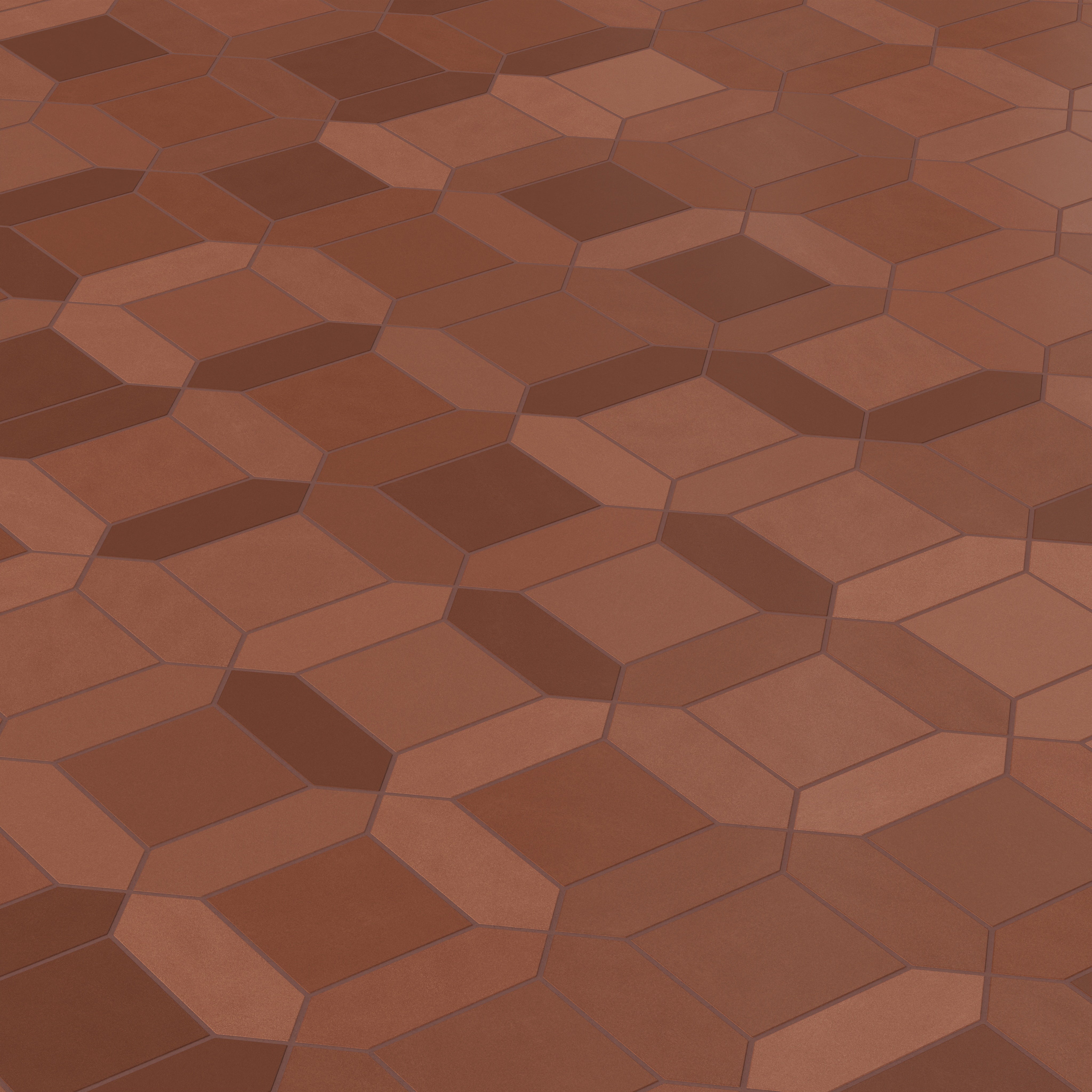 Atrium Original Ceramic Tile in Antique
