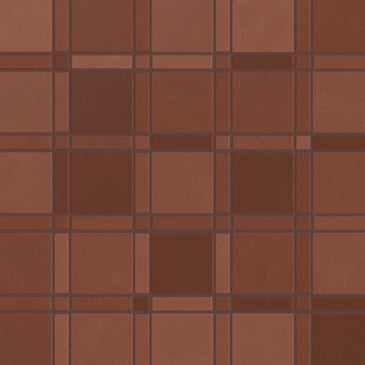 Lattice Sheeted Original Ceramic Tile in Antique