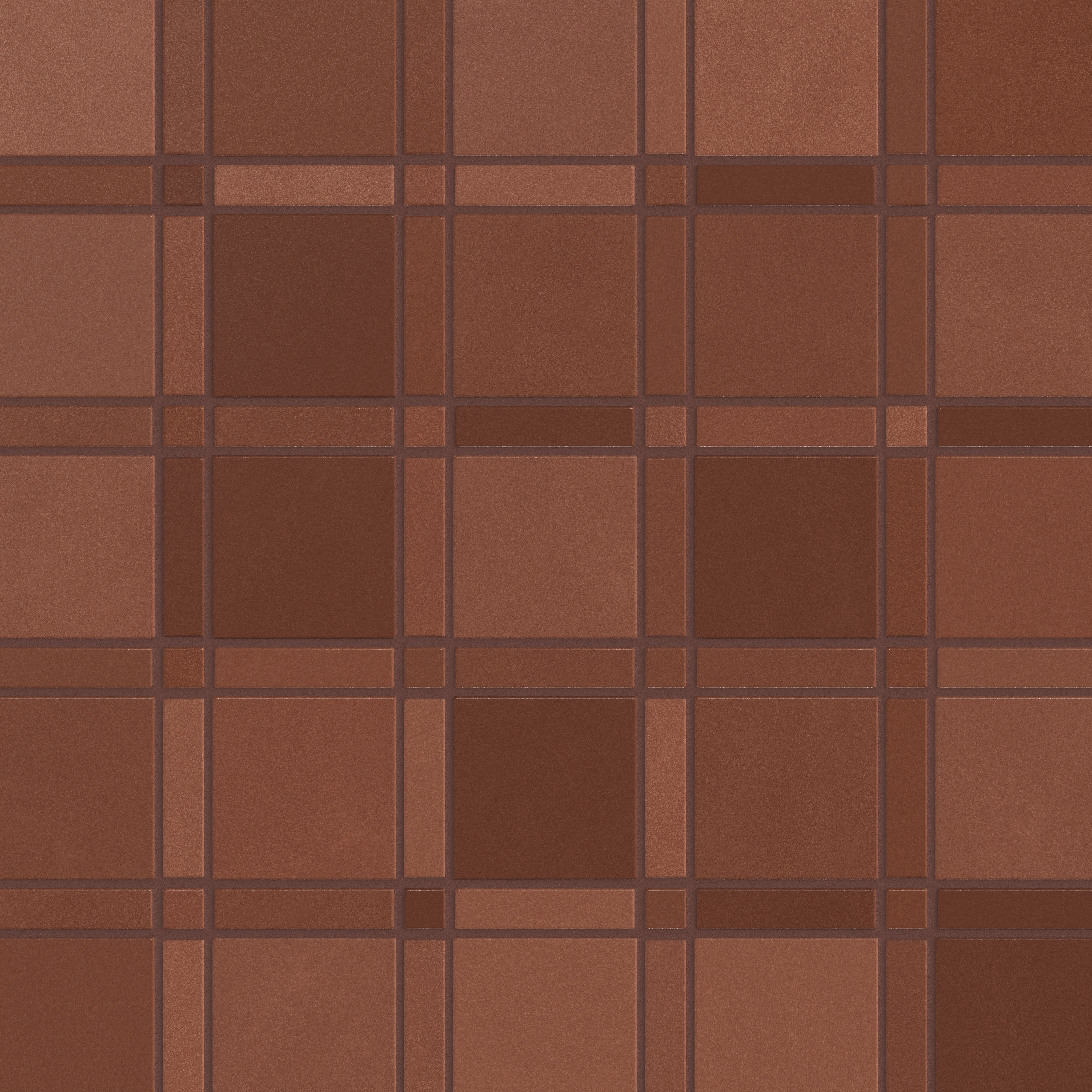 Lattice Sheeted Original Ceramic Tile in Antique