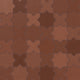 Mini Star & Cross Original Ceramic Tile in Antique