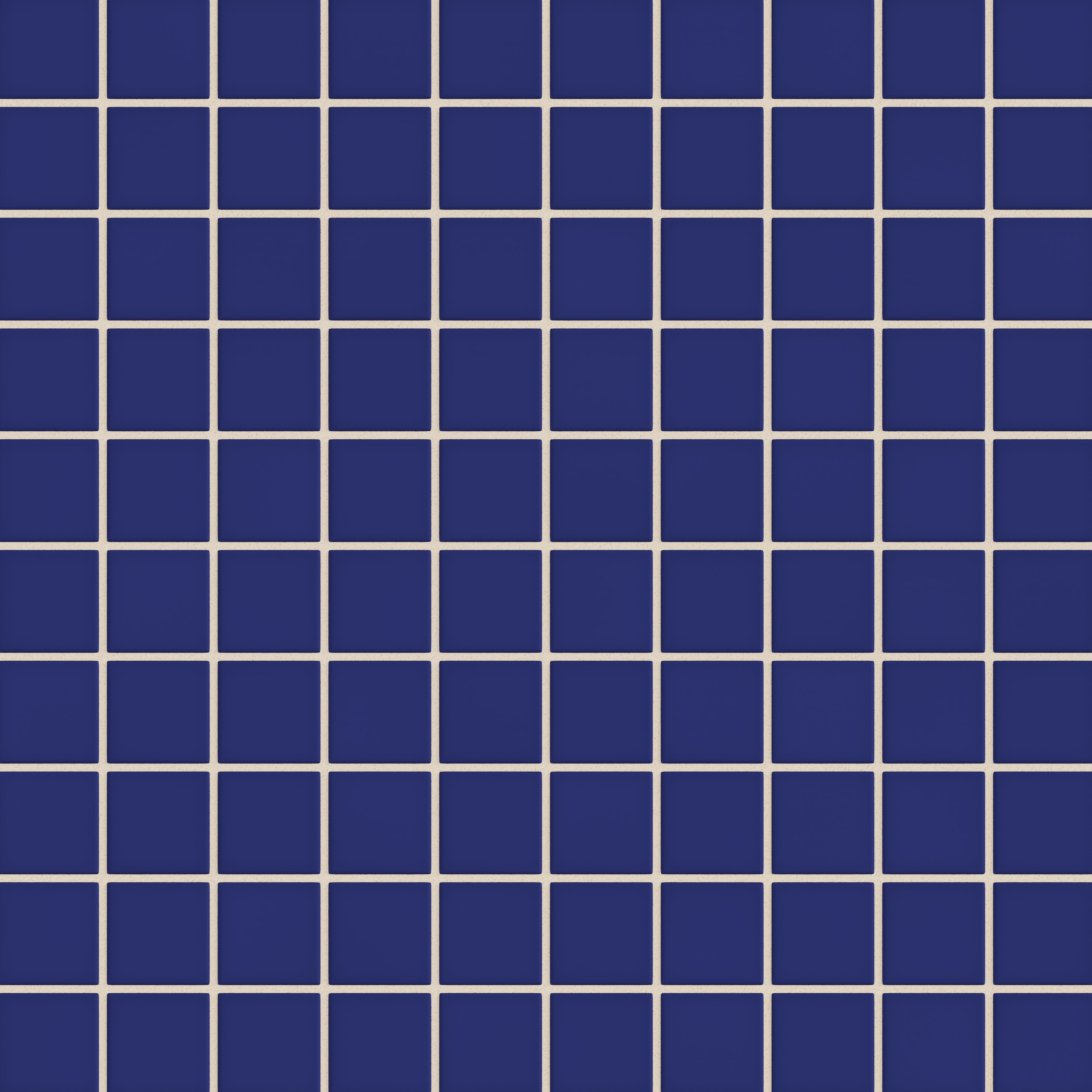2x2 Straight Set Sheeted Original Ceramic Mosaic Tile in Azul Matte
