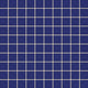 2x2 Straight Set Sheeted Original Ceramic Mosaic Tile in Azul Matte