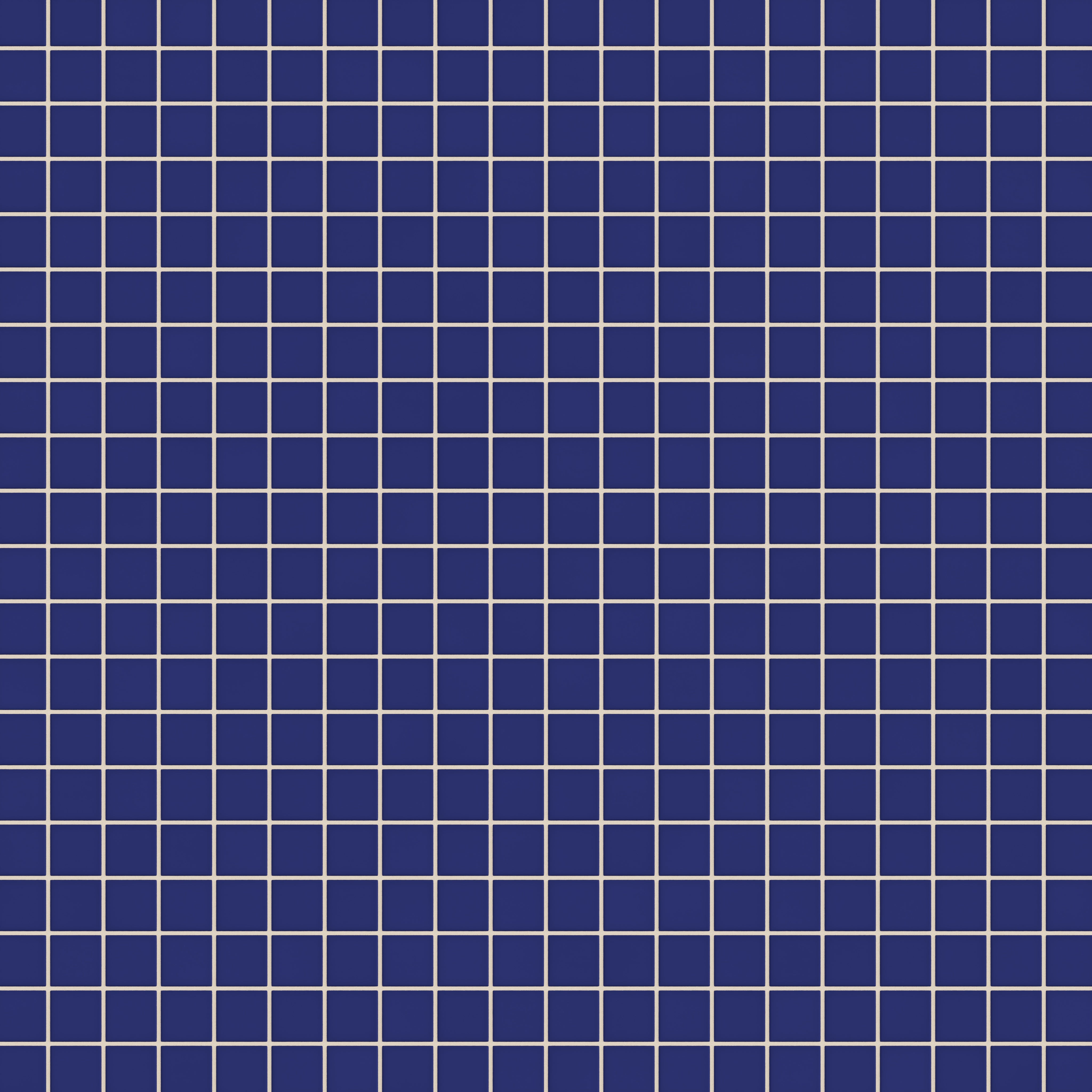 2x2 Straight Set Sheeted Original Ceramic Mosaic Tile in Azul Matte