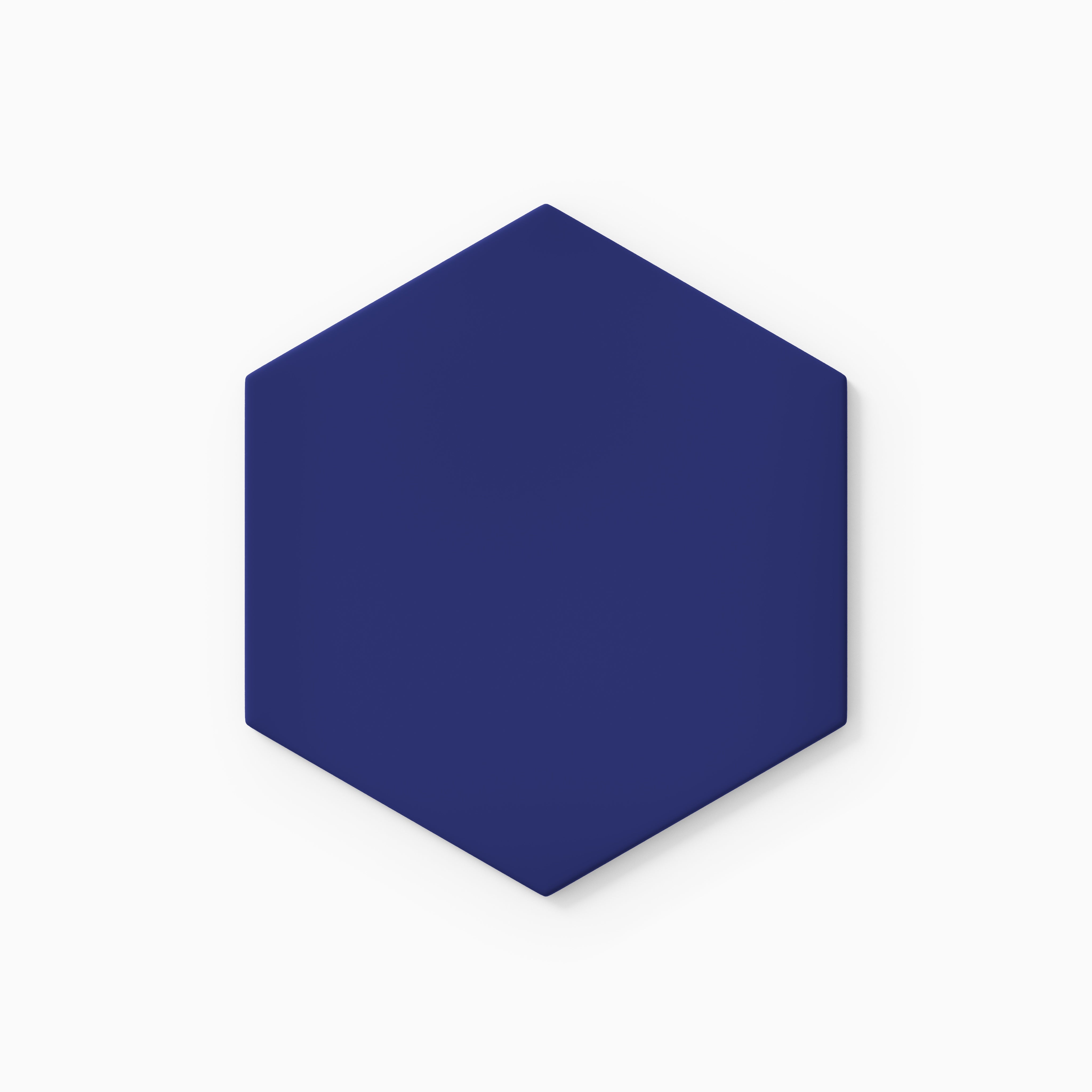 6" Hexagon Original Ceramic Tile in Azul Matte