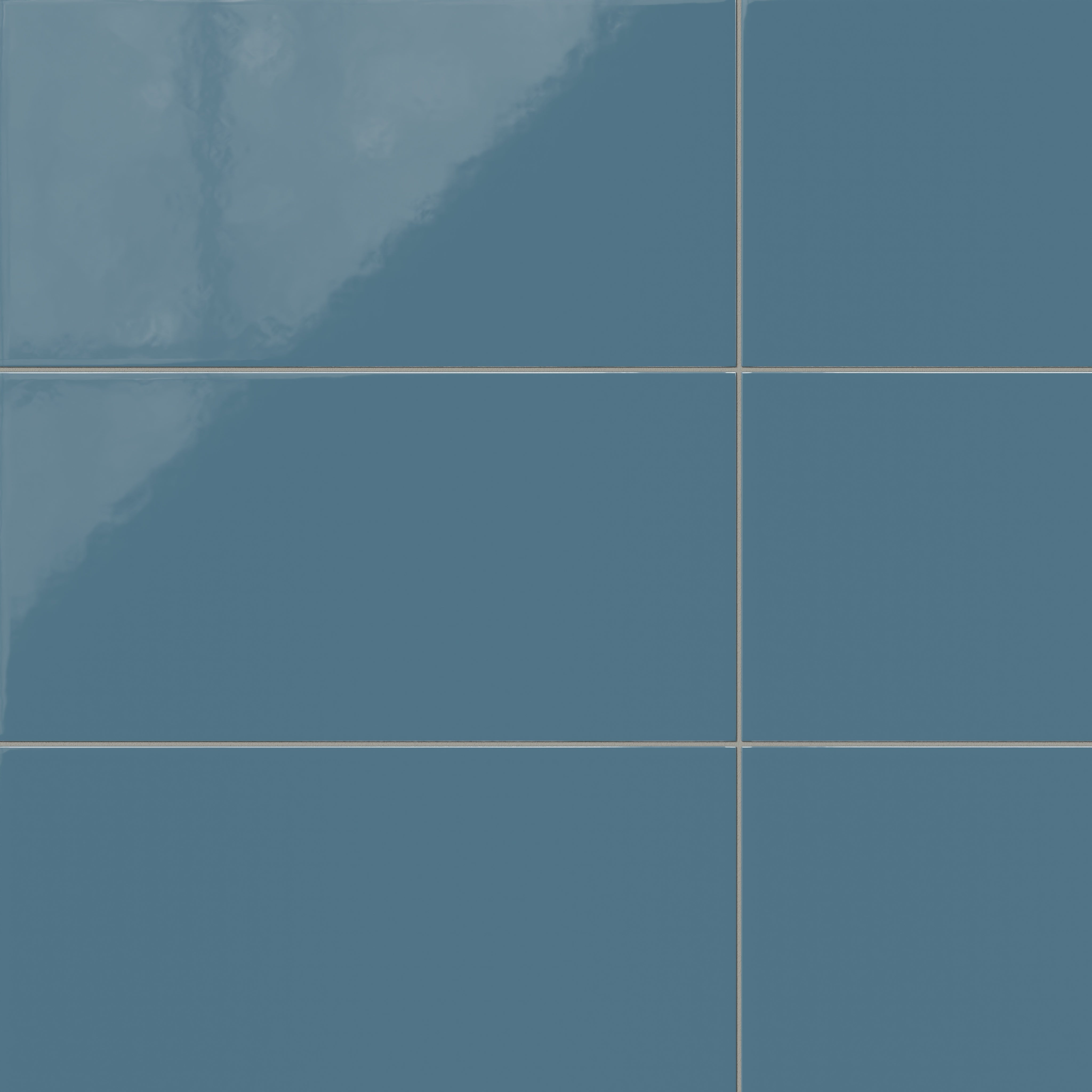 12x24 Natural Press Ceramic Tile in Azurite Gloss