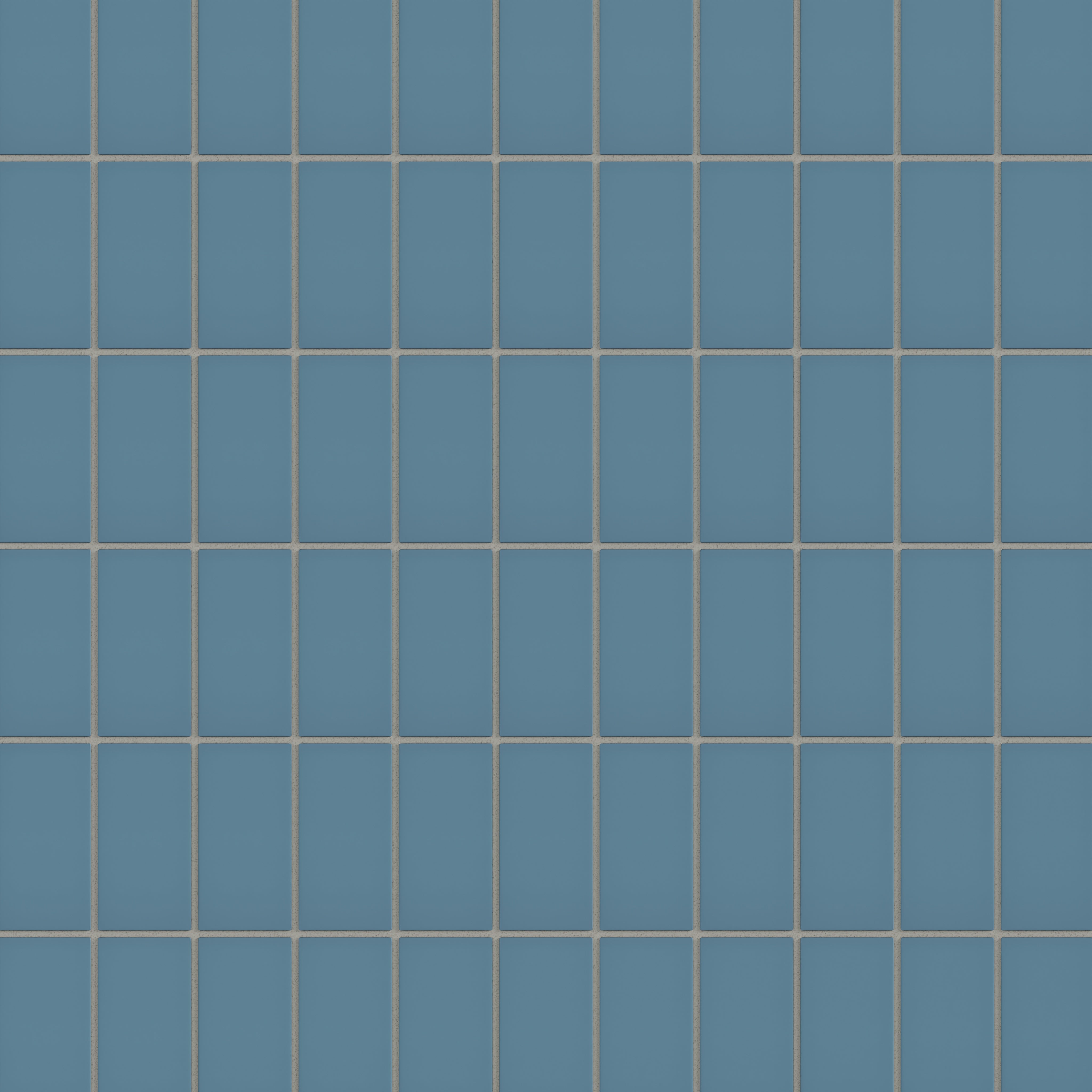 2x4 Straight Set Sheeted Natural Press Ceramic Mosaic Tile in Azurite Matte