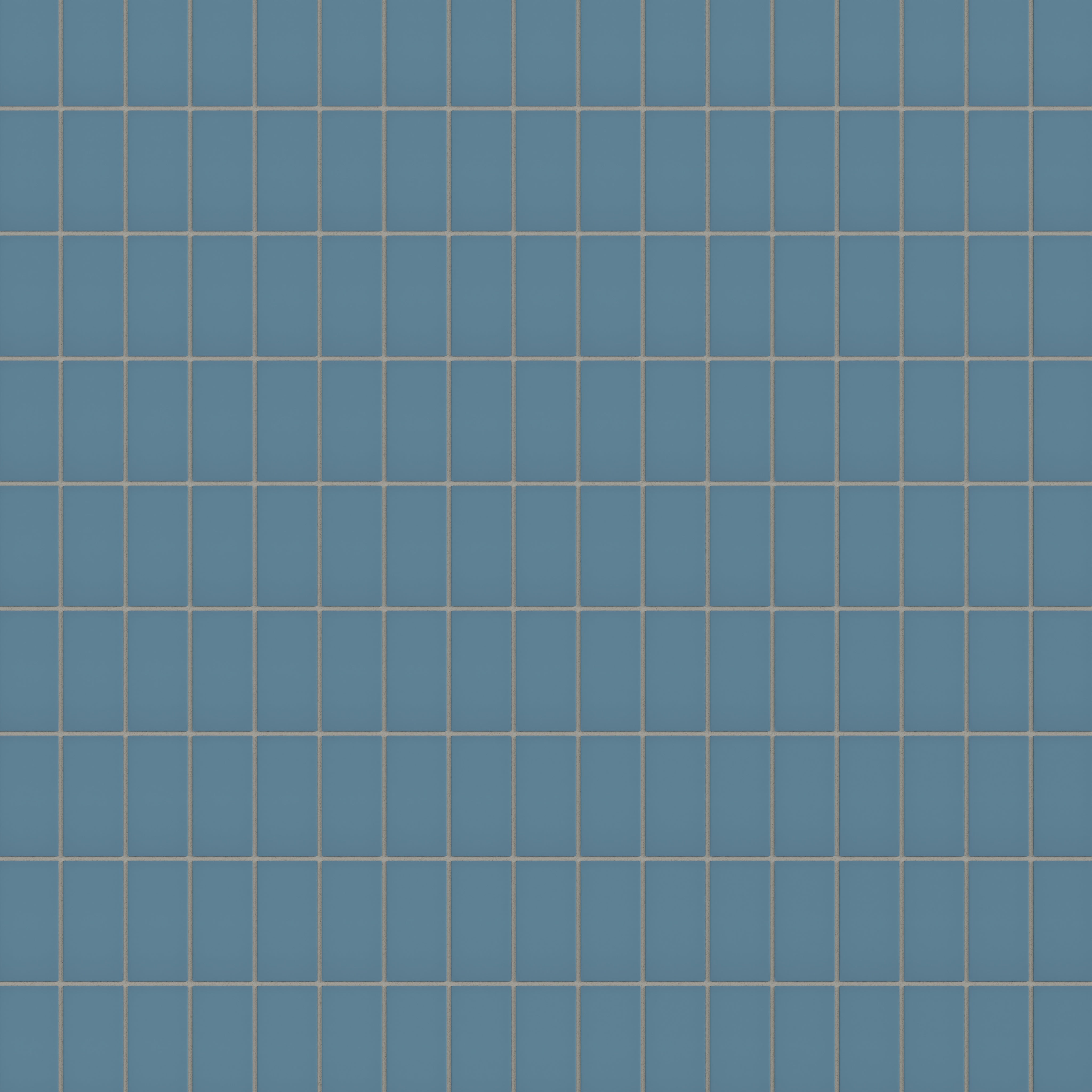 2x4 Straight Set Sheeted Natural Press Ceramic Mosaic Tile in Azurite Matte