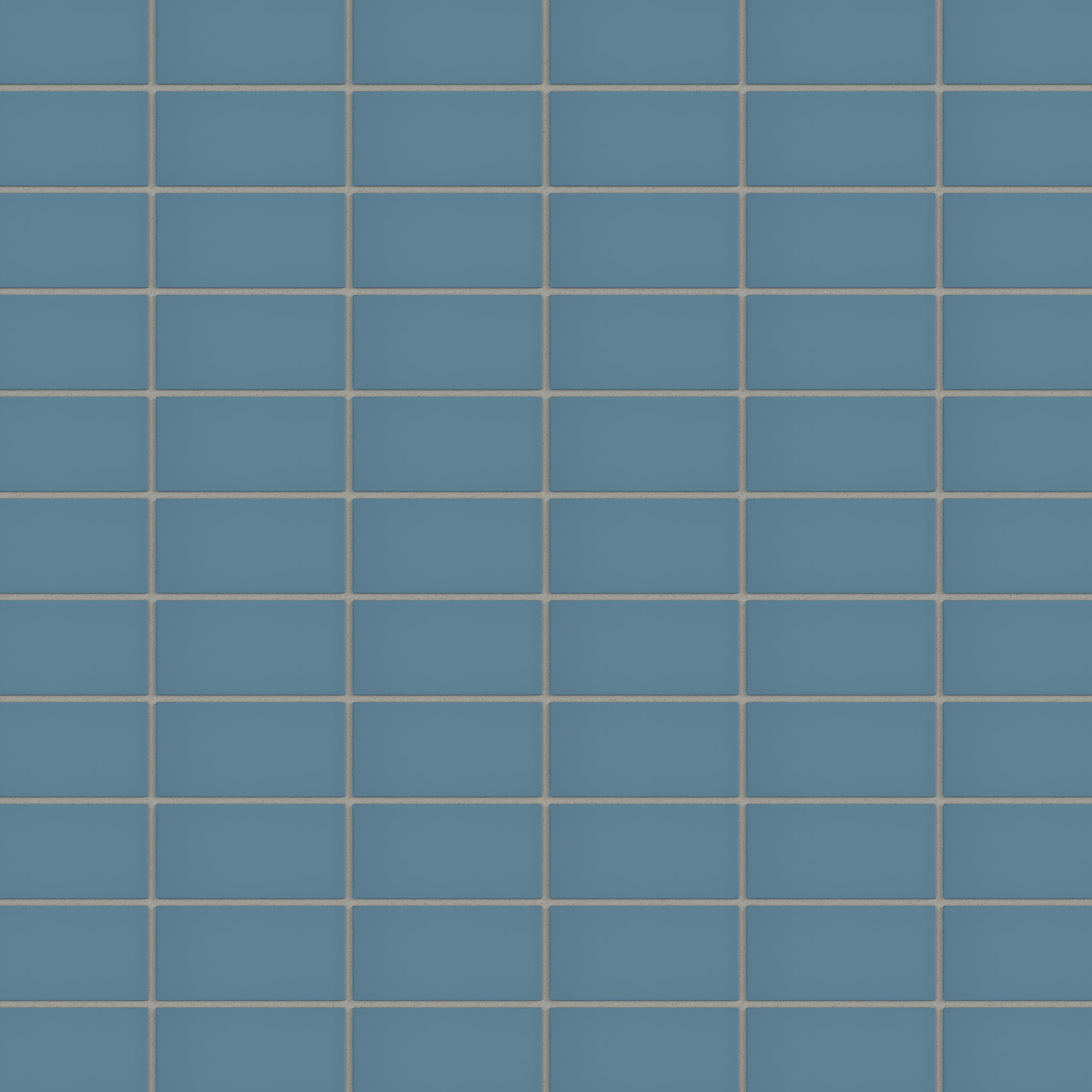2x4 Straight Set Sheeted Natural Press Ceramic Mosaic Tile in Azurite Matte