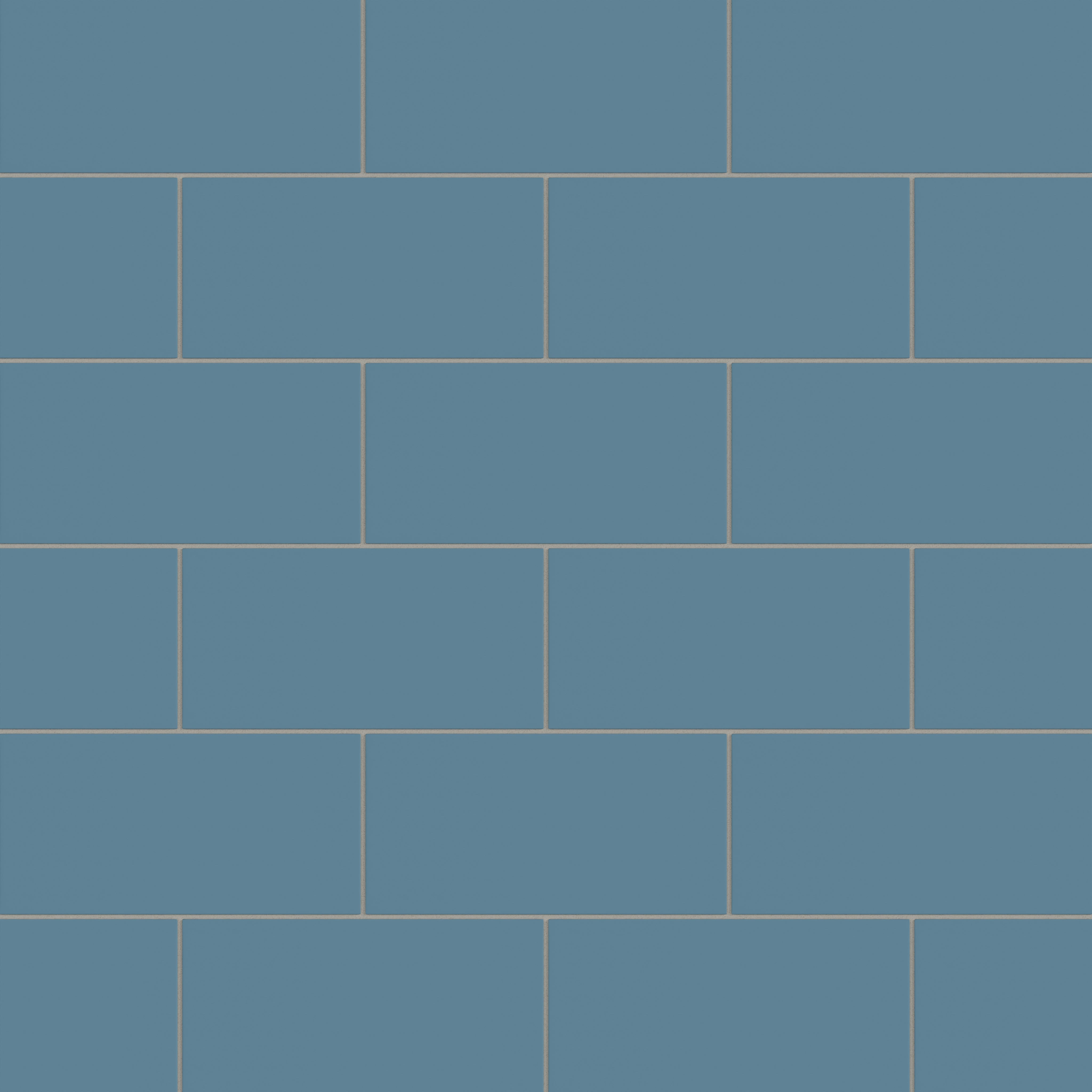 6x12 Natural Press Ceramic Tile in Azurite Matte