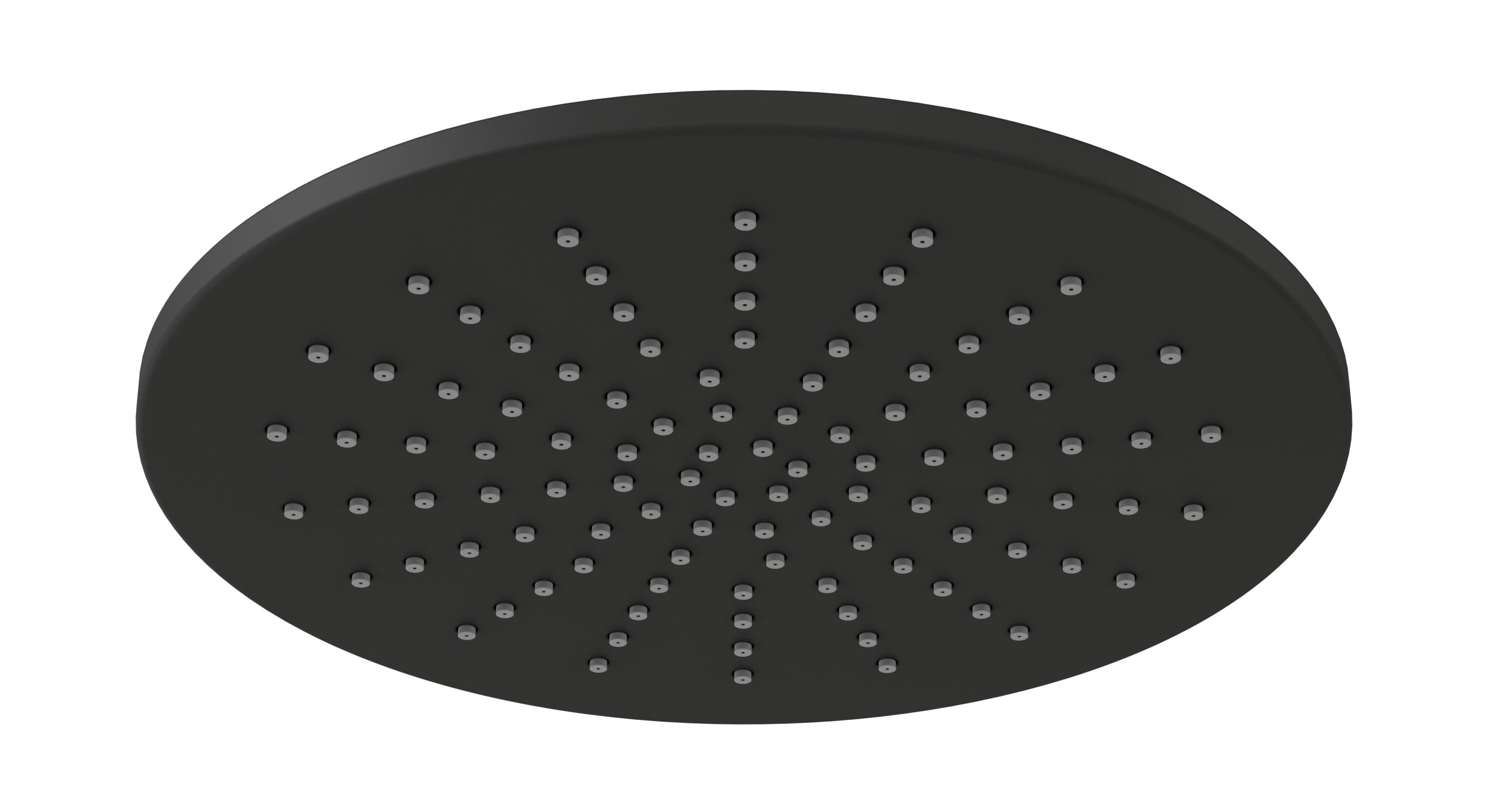 Shower 8" Flat Shower Head in Matte Black