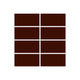 2x4 Straight Set Sheeted Original Ceramic Mosaic Tile in Amber
