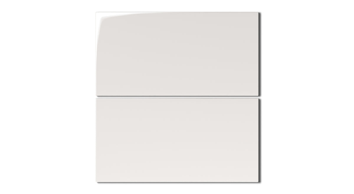 Flake White 6x12 Gloss Natural Press Ceramic Tile