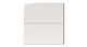 6x12 Natural Press Ceramic Tile in Flake White Gloss