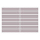 1x6 Straight Set Sheeted Original Ceramic Mosaic Tile in Dust Storm Matte