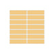 1x4 Straight Set Sheeted Original Ceramic Mosaic Tile in Haystack Matte