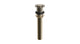 Lavatory Faucet Soft Touch Drain - Less Overflow in French Nickel