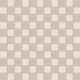 2x2 Checkerboard Sheeted Original Ceramic Tile in Sand Dune Matte & Sweet Pea Matte