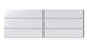 2x8 Natural Press Ceramic Tile in Tin Oxide Matte