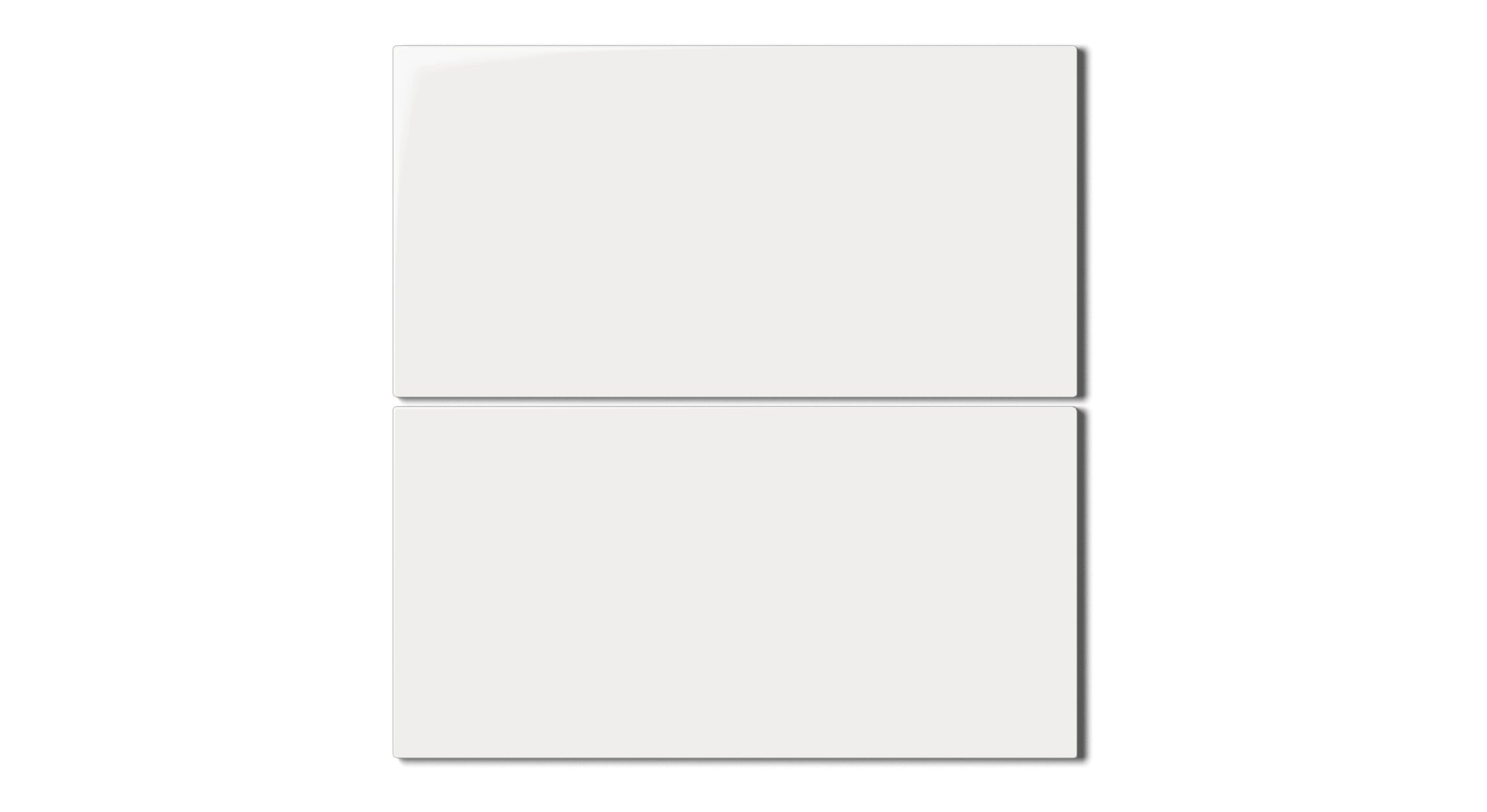 6x12 Natural Press Ceramic Tile in Alberta Blue Gloss - Fireclay Tile