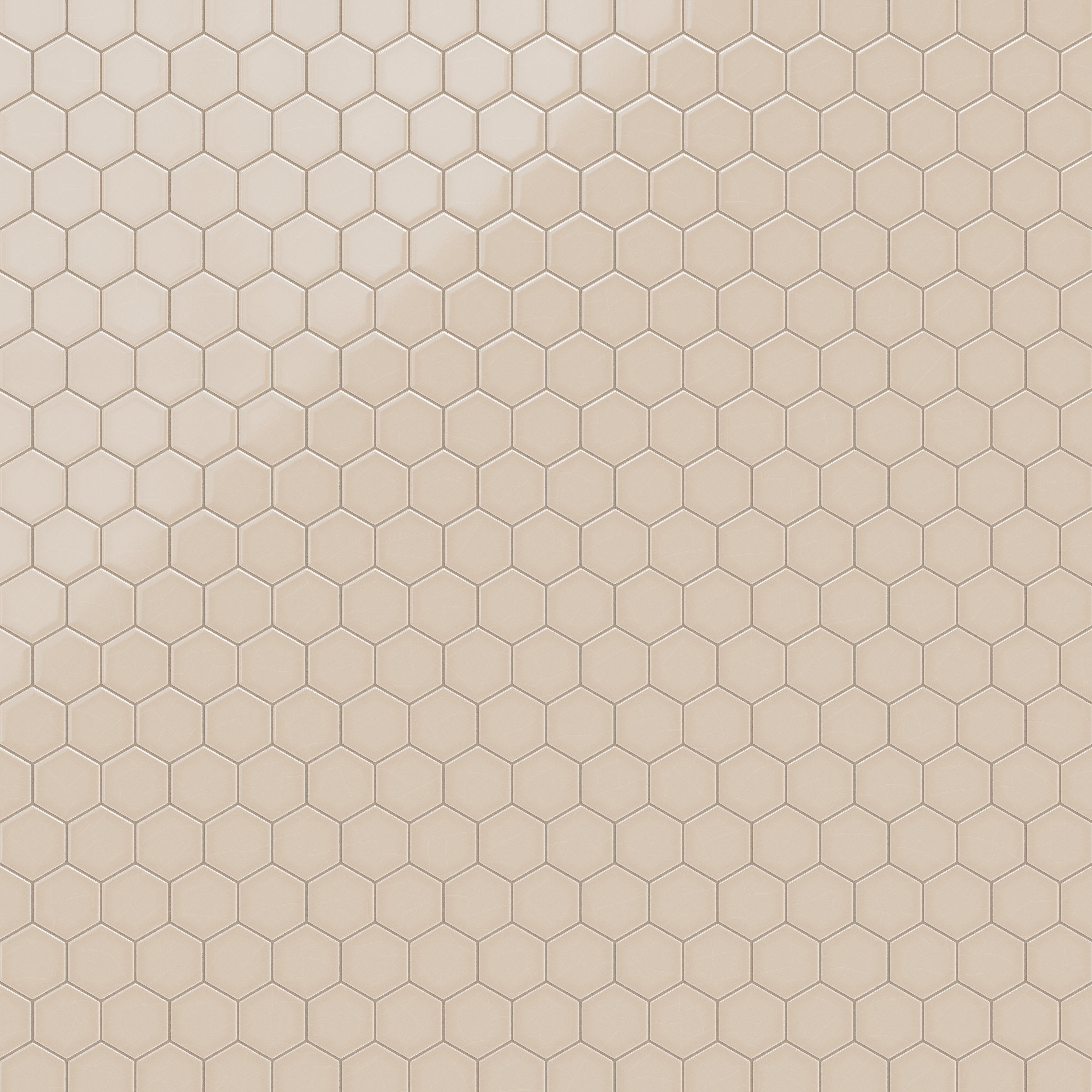4" Hexagon Original Ceramic Tile in Sweet Pea Gloss