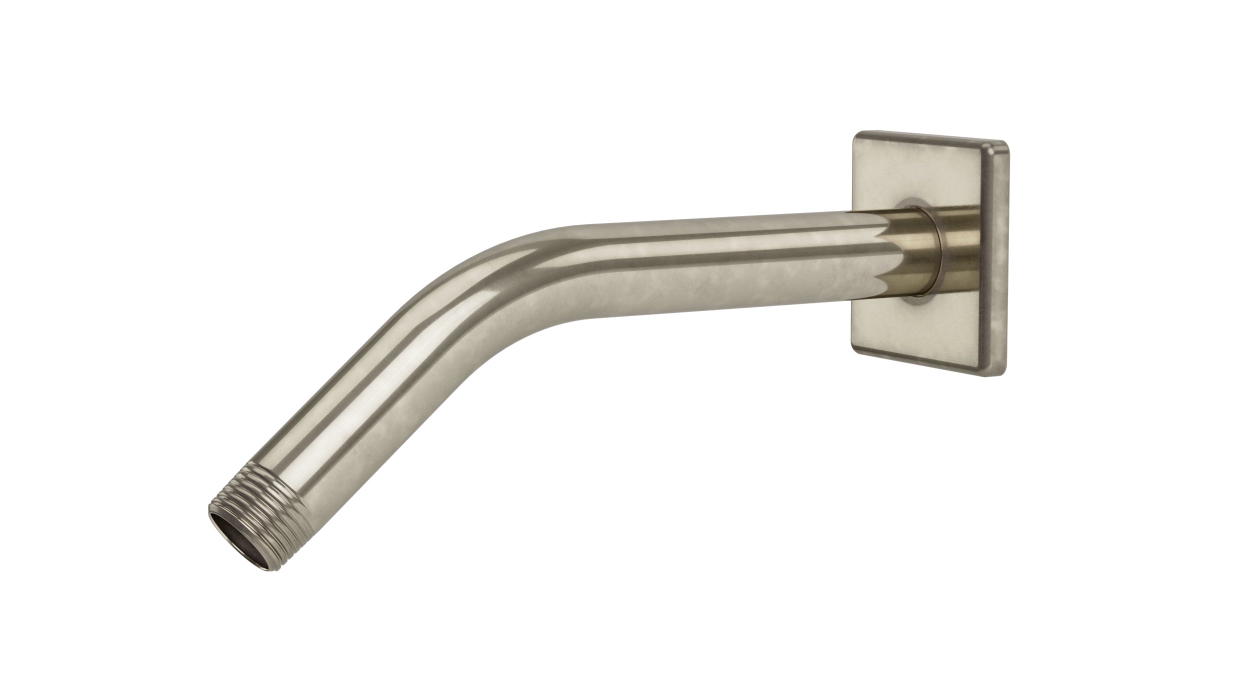 Flatiron 45-Degree 8" Shower Arm with Flange in French Nickel