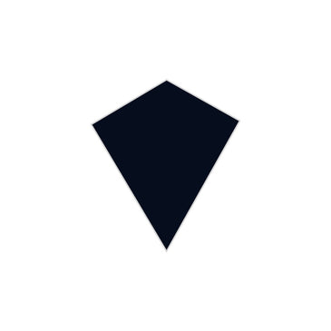 Hexite Original Ceramic Tile in Navy Blue Matte