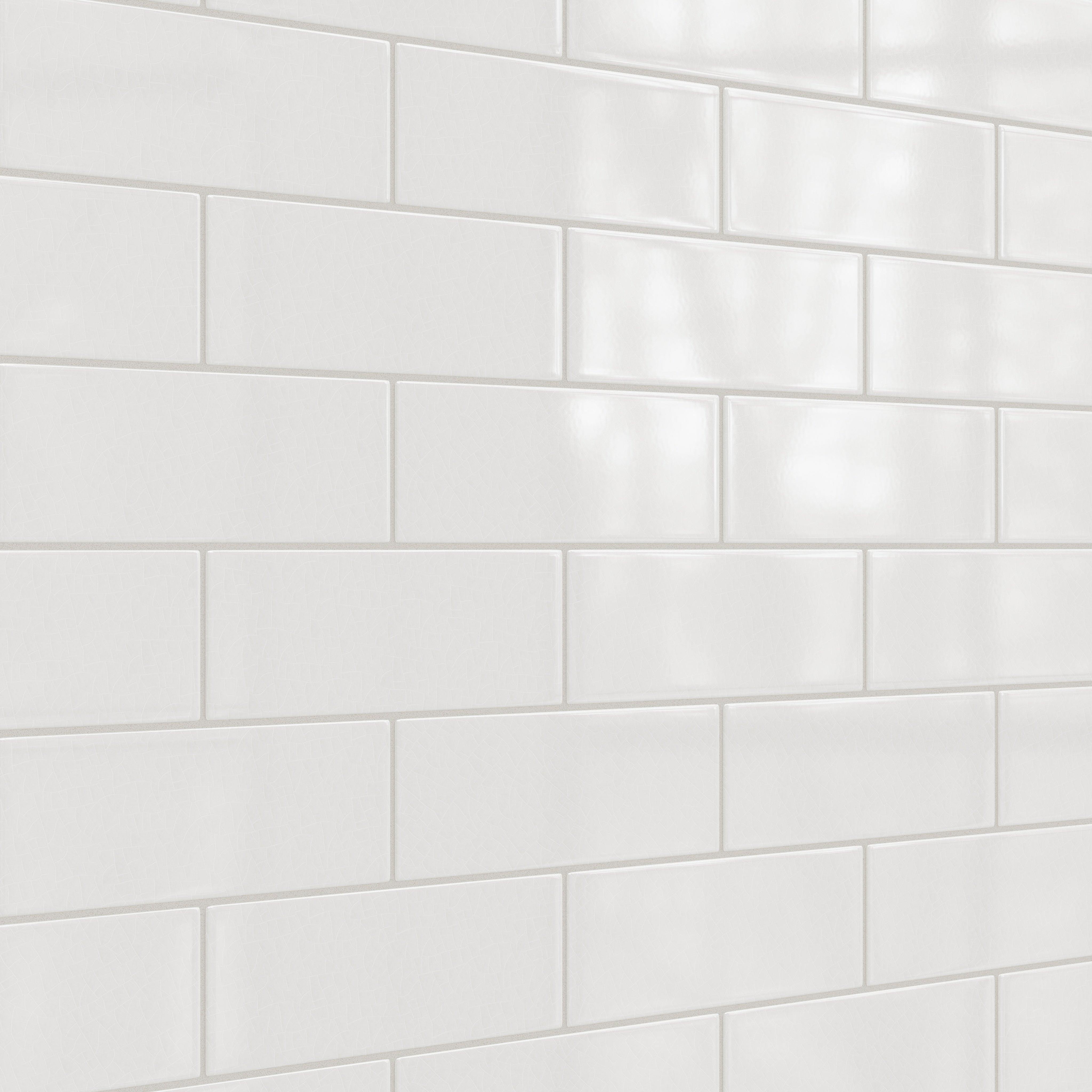 4x12 Original Ceramic Tile in Frost Gloss