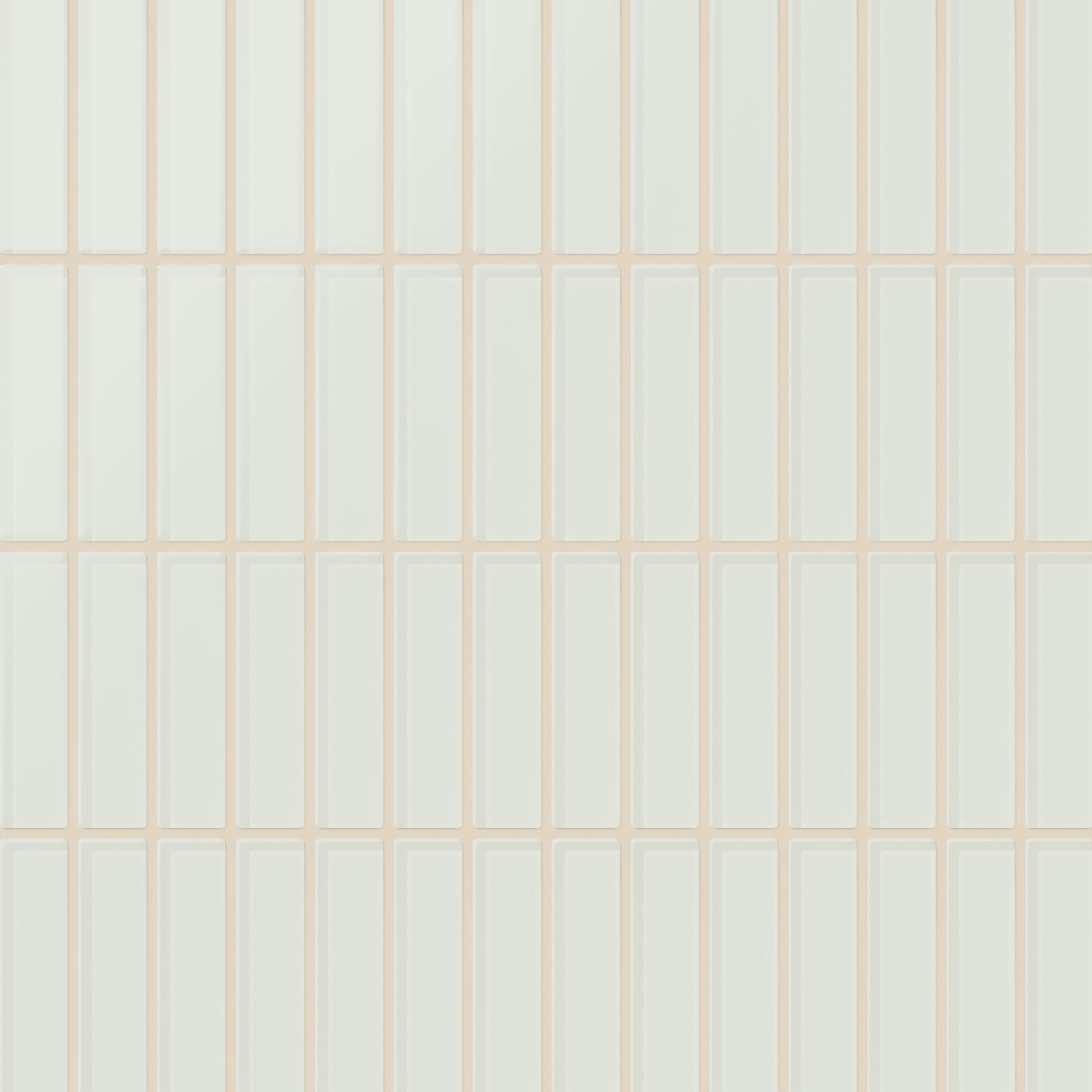 1x4 Straight Set Sheeted Glass Mosaic Tile in Flycatcher Matte