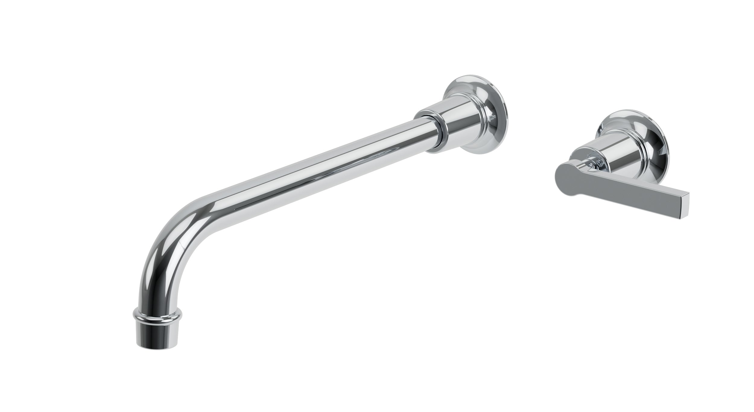 Emerson One Handle Wall Mount 12" Lavatory Faucet with Classic Lever Handle